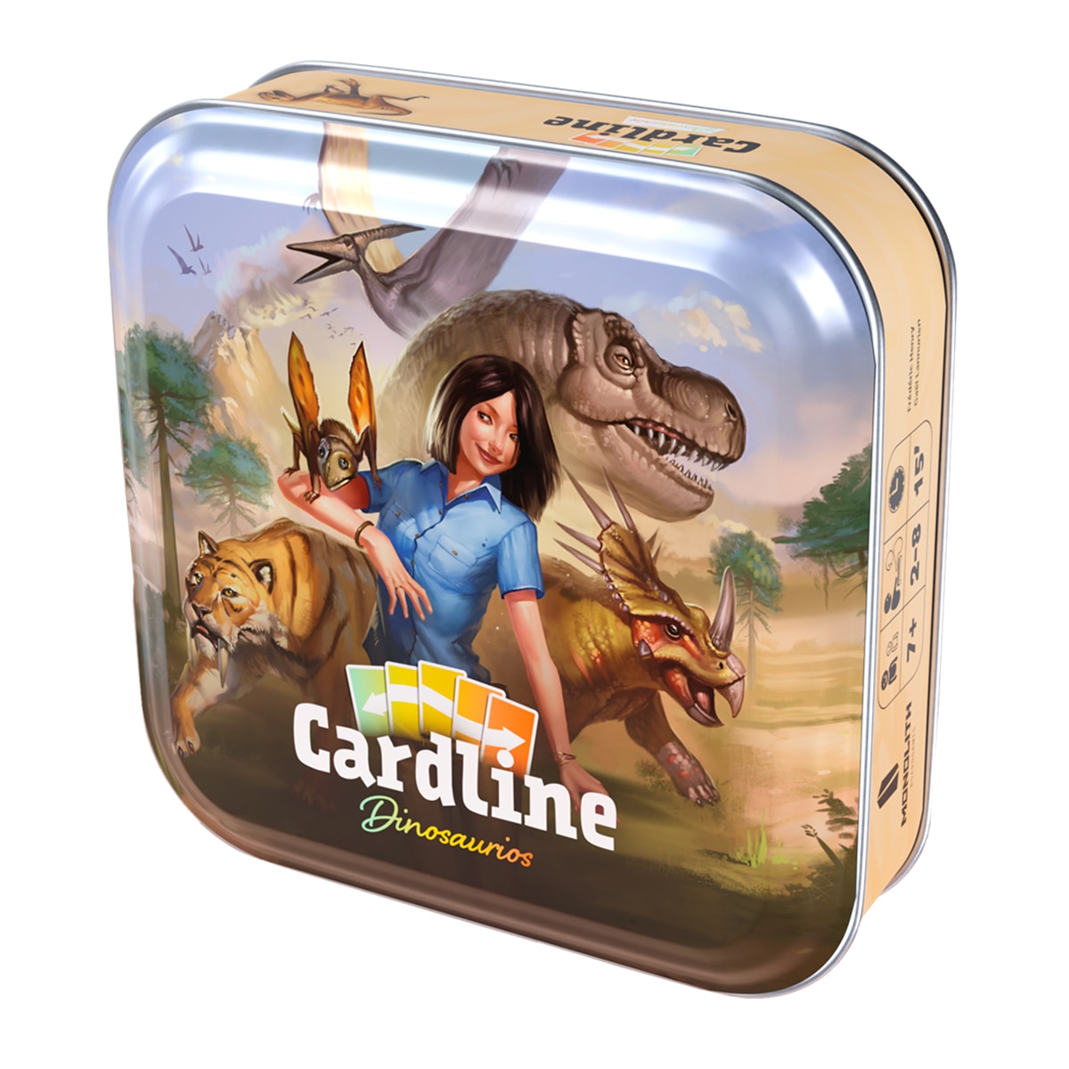 Imagen 0 de Juego de cartas Cardline Dinosaurios Monolith