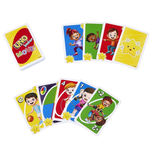 Juego de cartas UNO Junior Move! Mattel Games