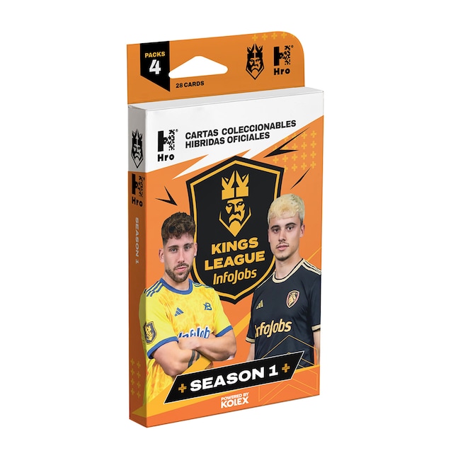 Pack de 4 sobres Kings League Hro