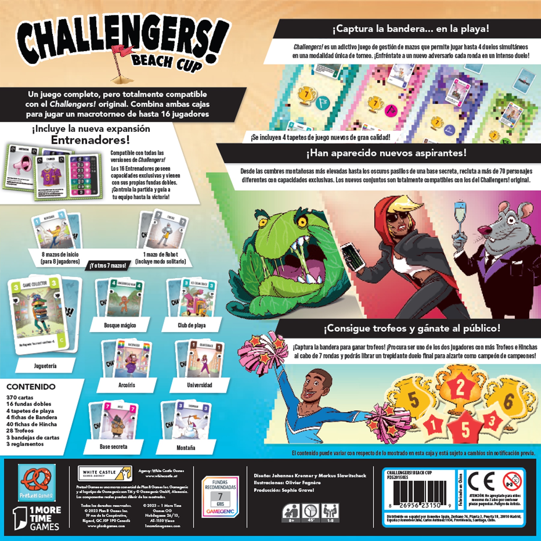 Juego de mesa Challengers! Beach Cup Plan B Games 3