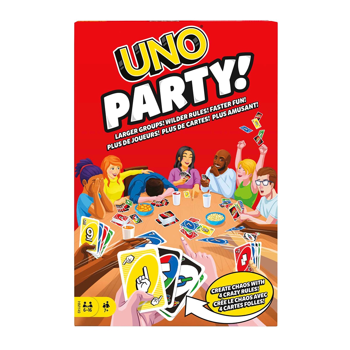 Juego de cartas UNO Party! Mattel Games 1