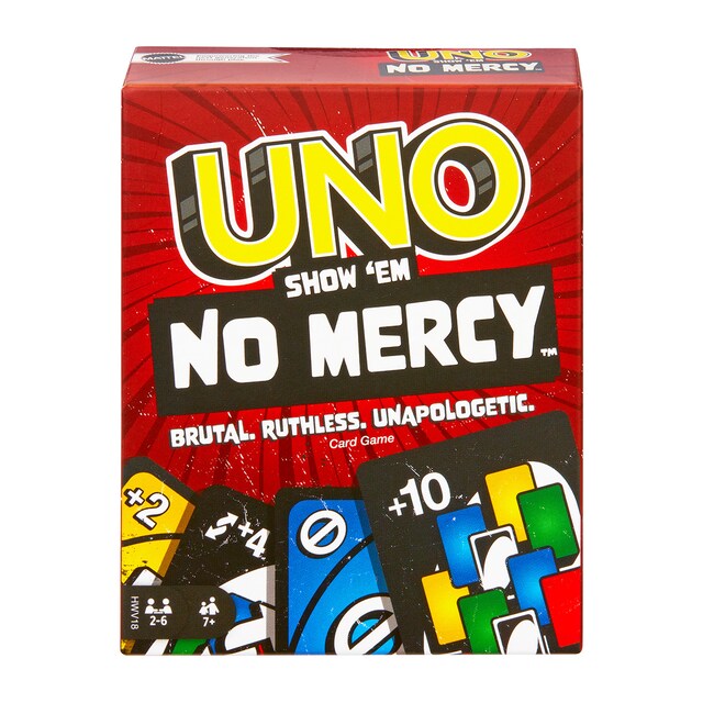 Juego de cartas UNO No Mercy Mattel Games