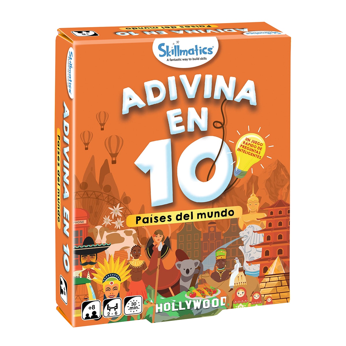 Imagen 0 de Juego de cartas Adivina en 10 Países del mundo Lúdilo