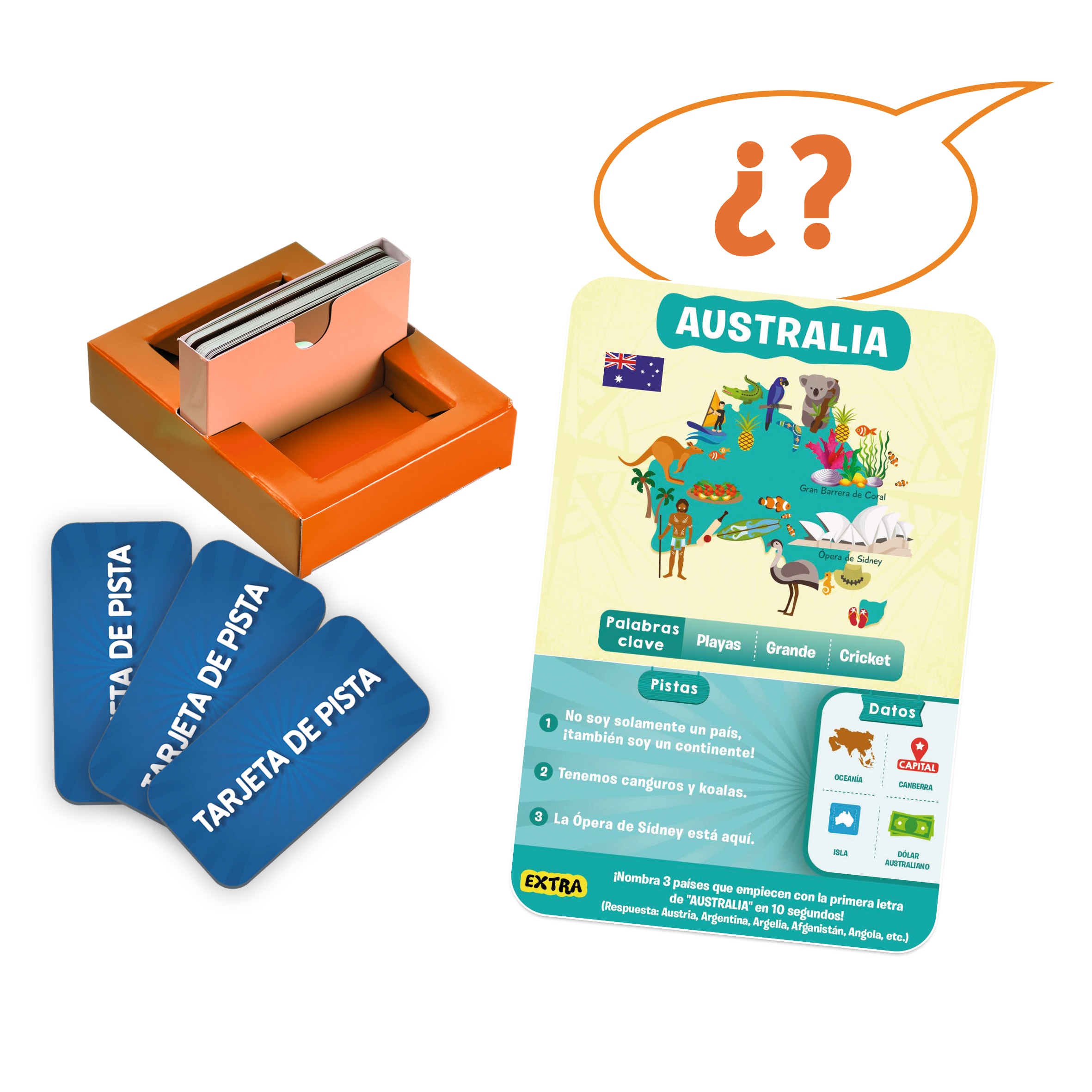 Juego de cartas Adivina en 10 Países del mundo Lúdilo 4
