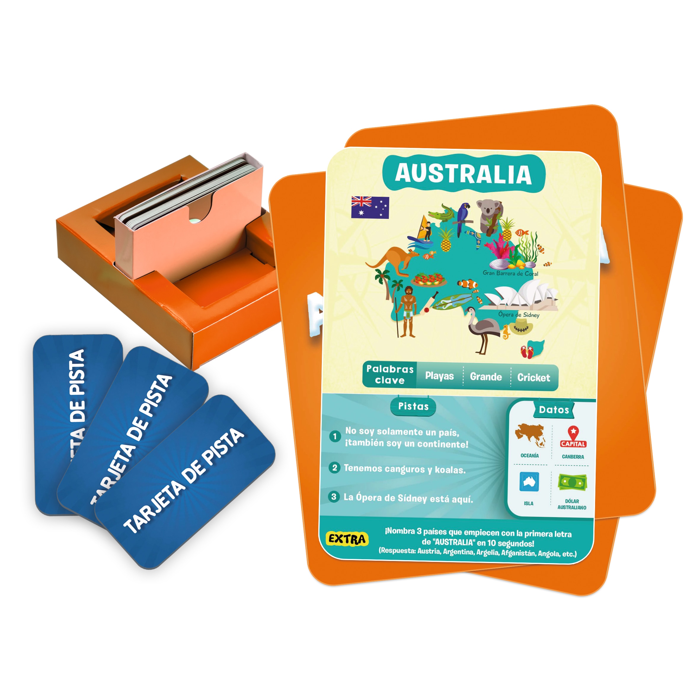 Juego de cartas Adivina en 10 Países del mundo Lúdilo 5
