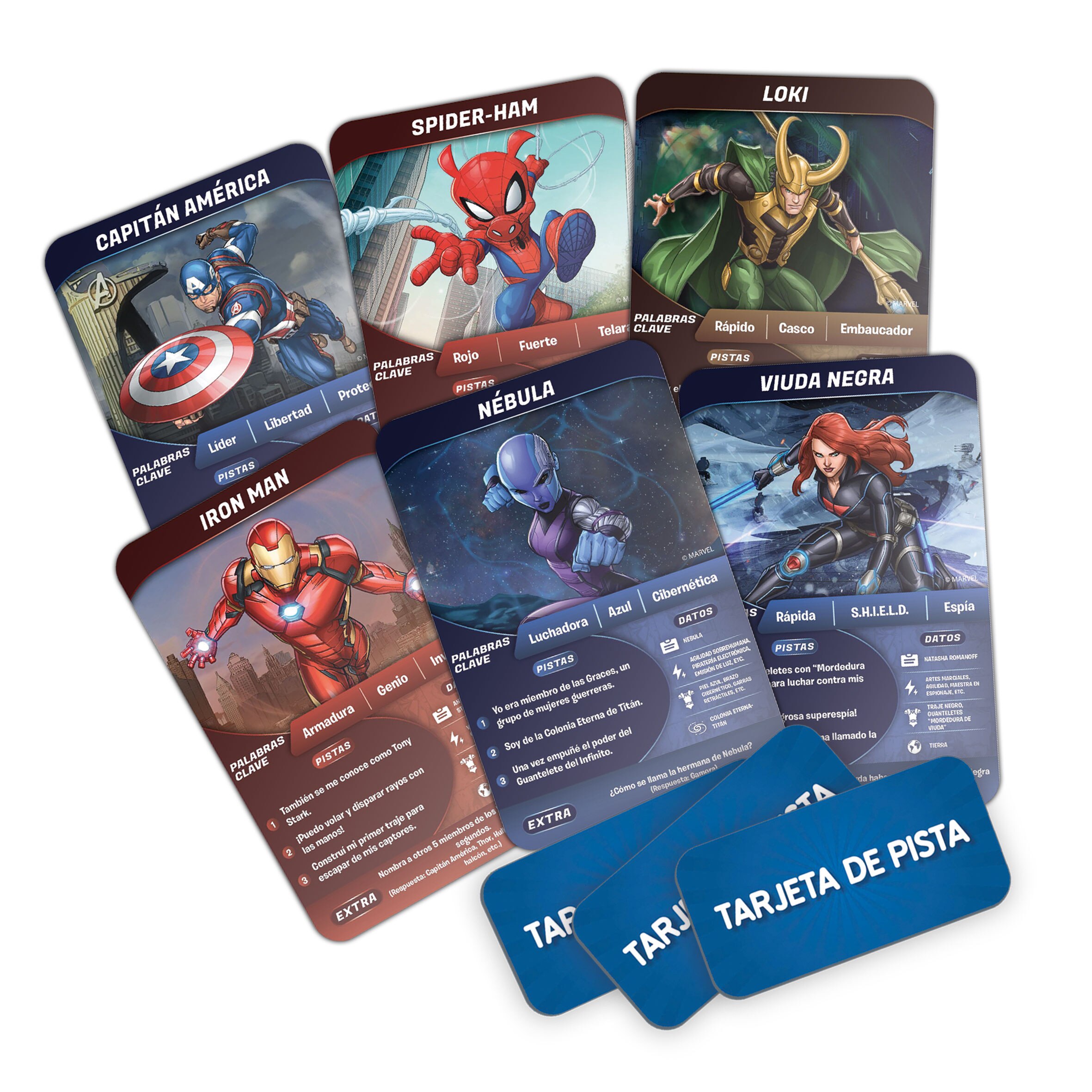 Juego de cartas Adivina en 10 Marvel Lúdilo 3