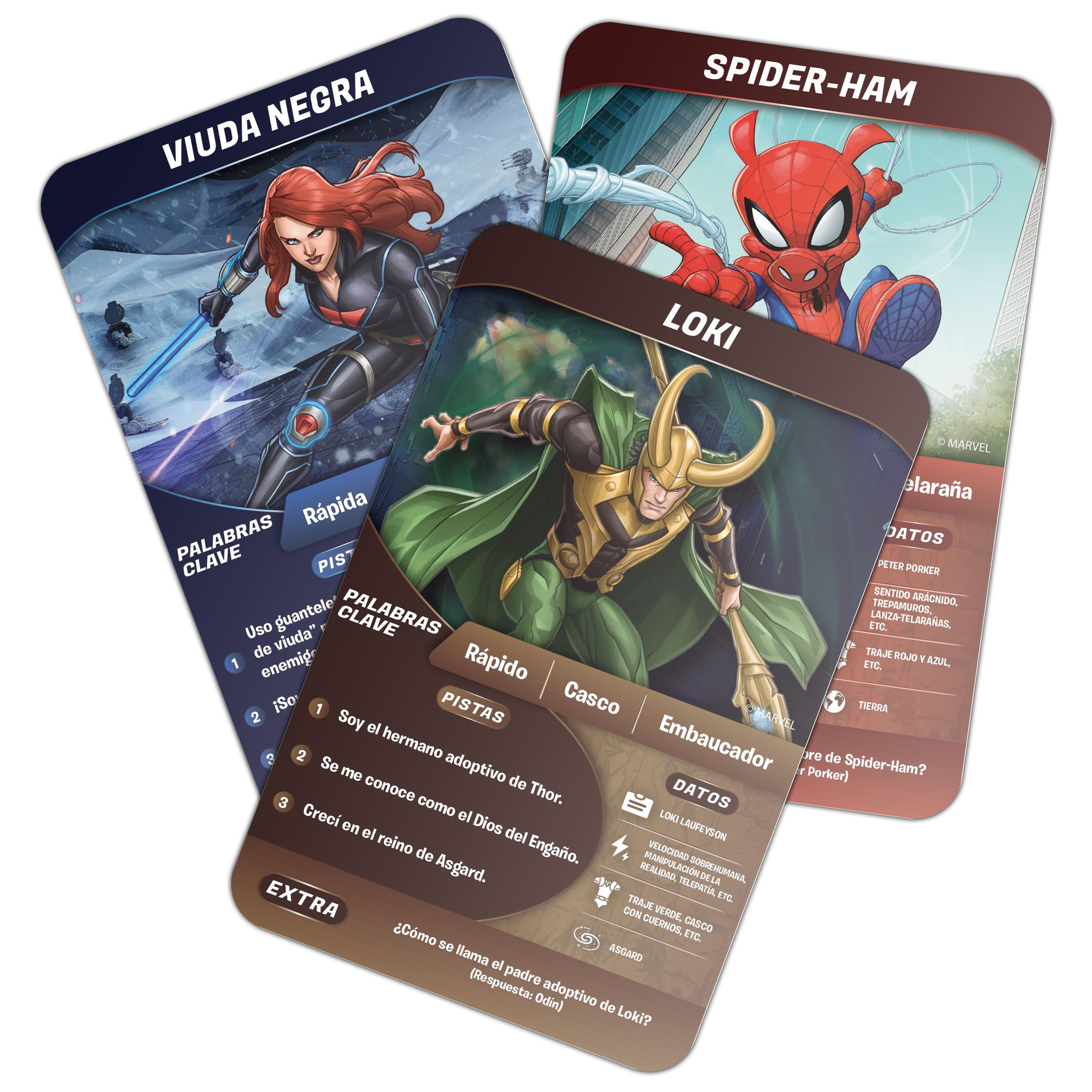 Juego de cartas Adivina en 10 Marvel Lúdilo 6