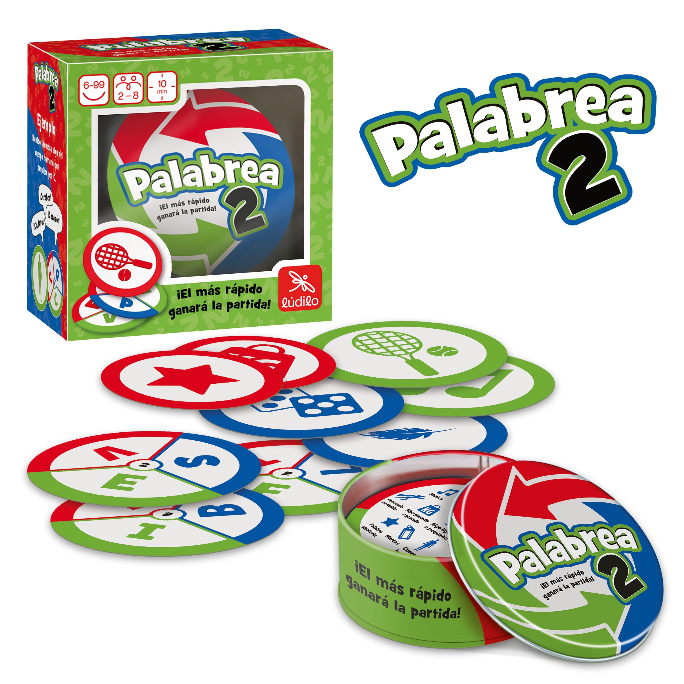 Juego de cartas Palabrea 2 Lúdilo 2