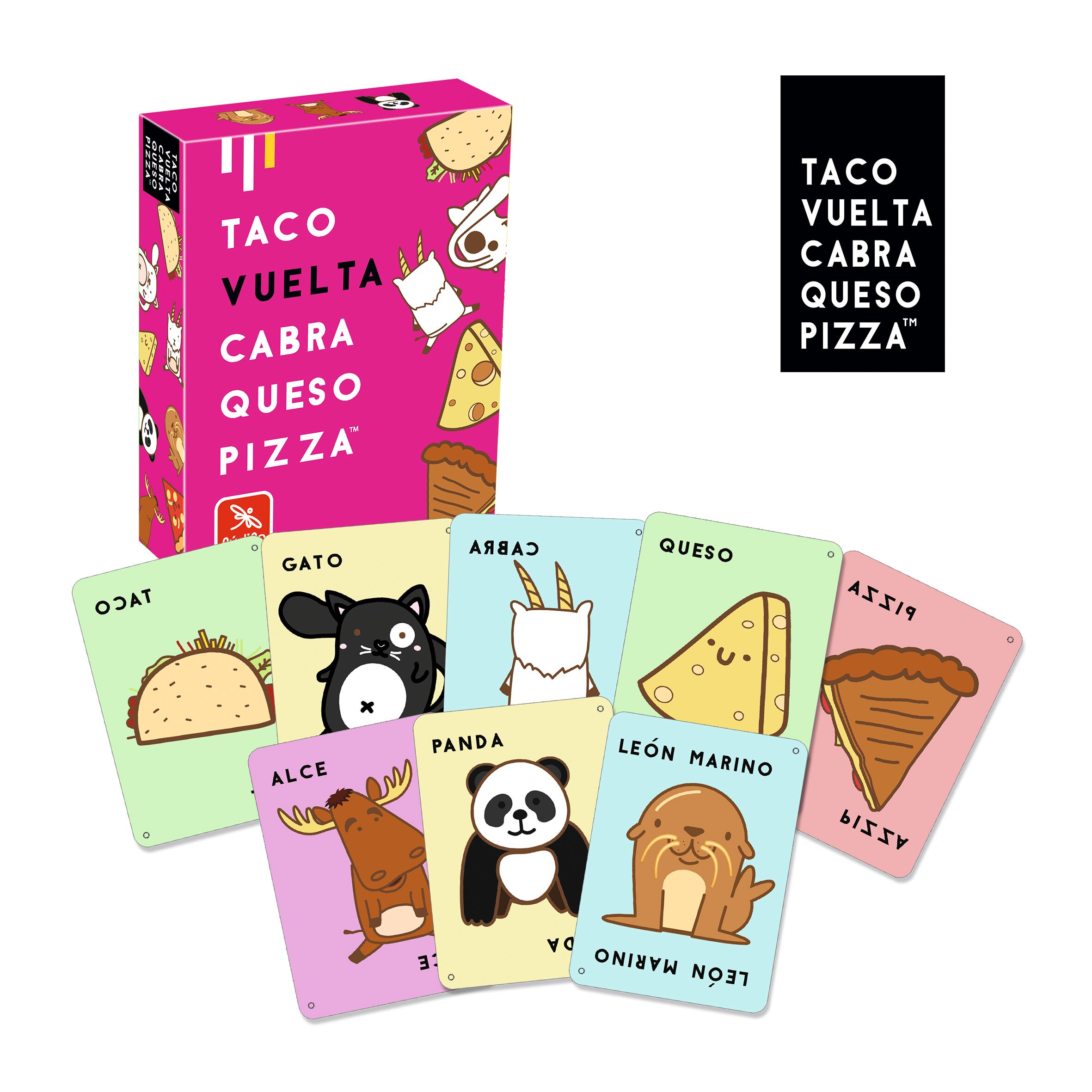 Juego de cartas Taco Vuelta Cabra Queso Pizza Lúdilo 3