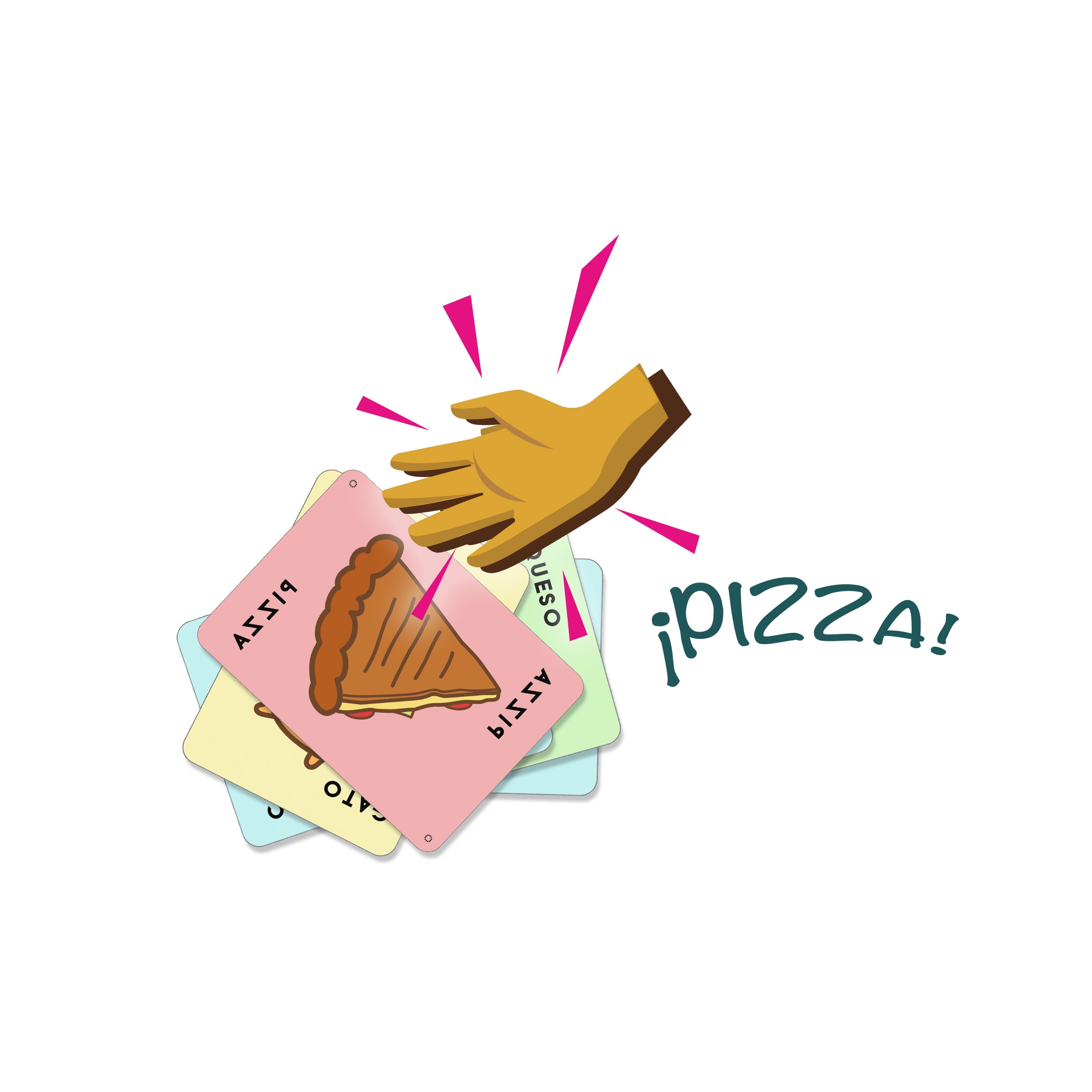 Juego de cartas Taco Vuelta Cabra Queso Pizza Lúdilo 7