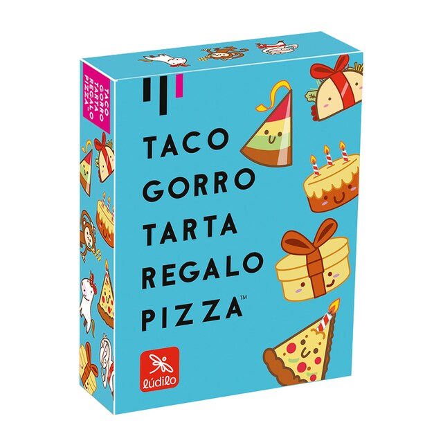 Juego de cartas Taco Gorro Cabra Queso Pizza Lúdilo