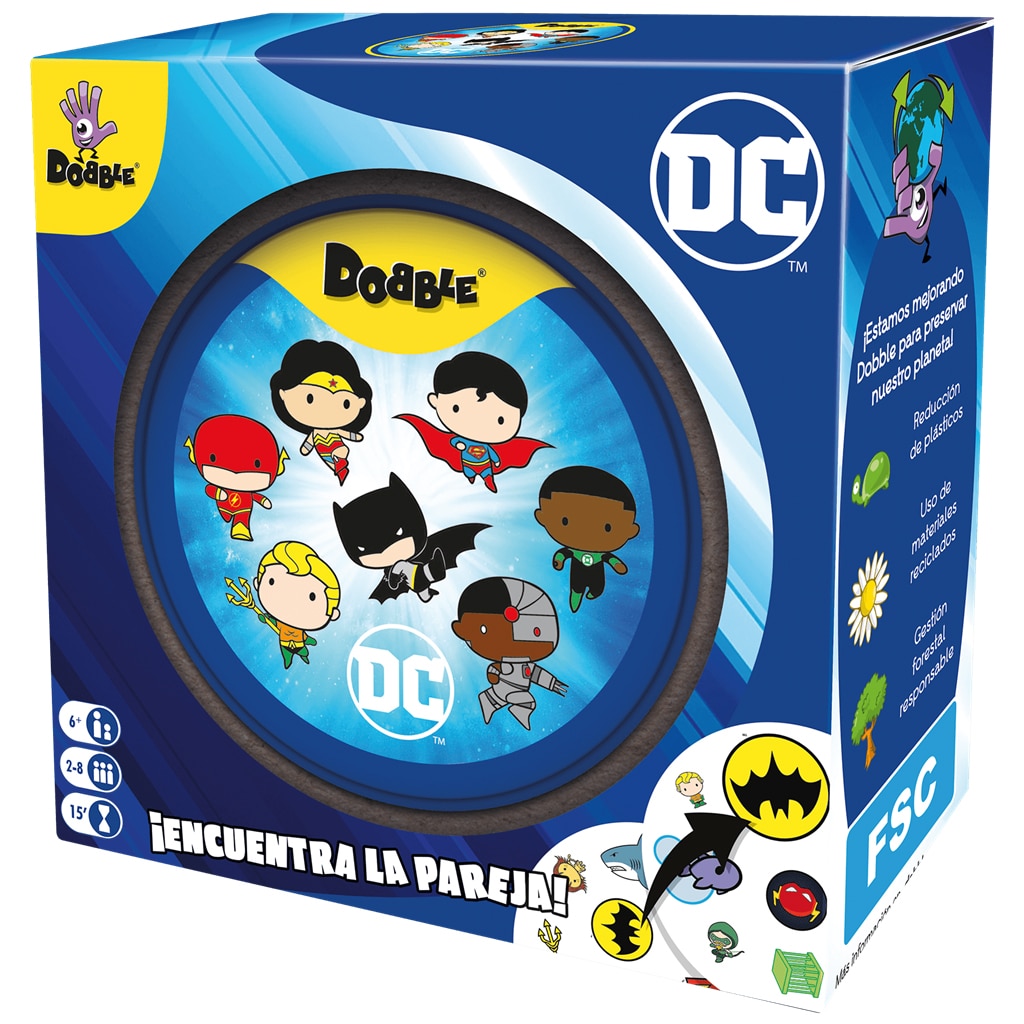 Juego de mesa Dobble DC Universe Zygomatic 1