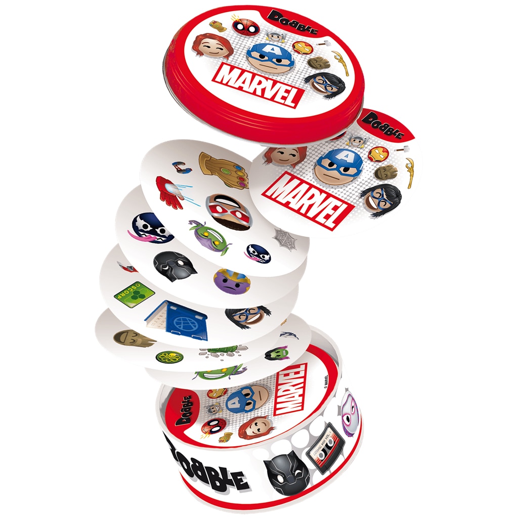 Juego de mesa Dobble Marvel Emoji Zygomatic 2