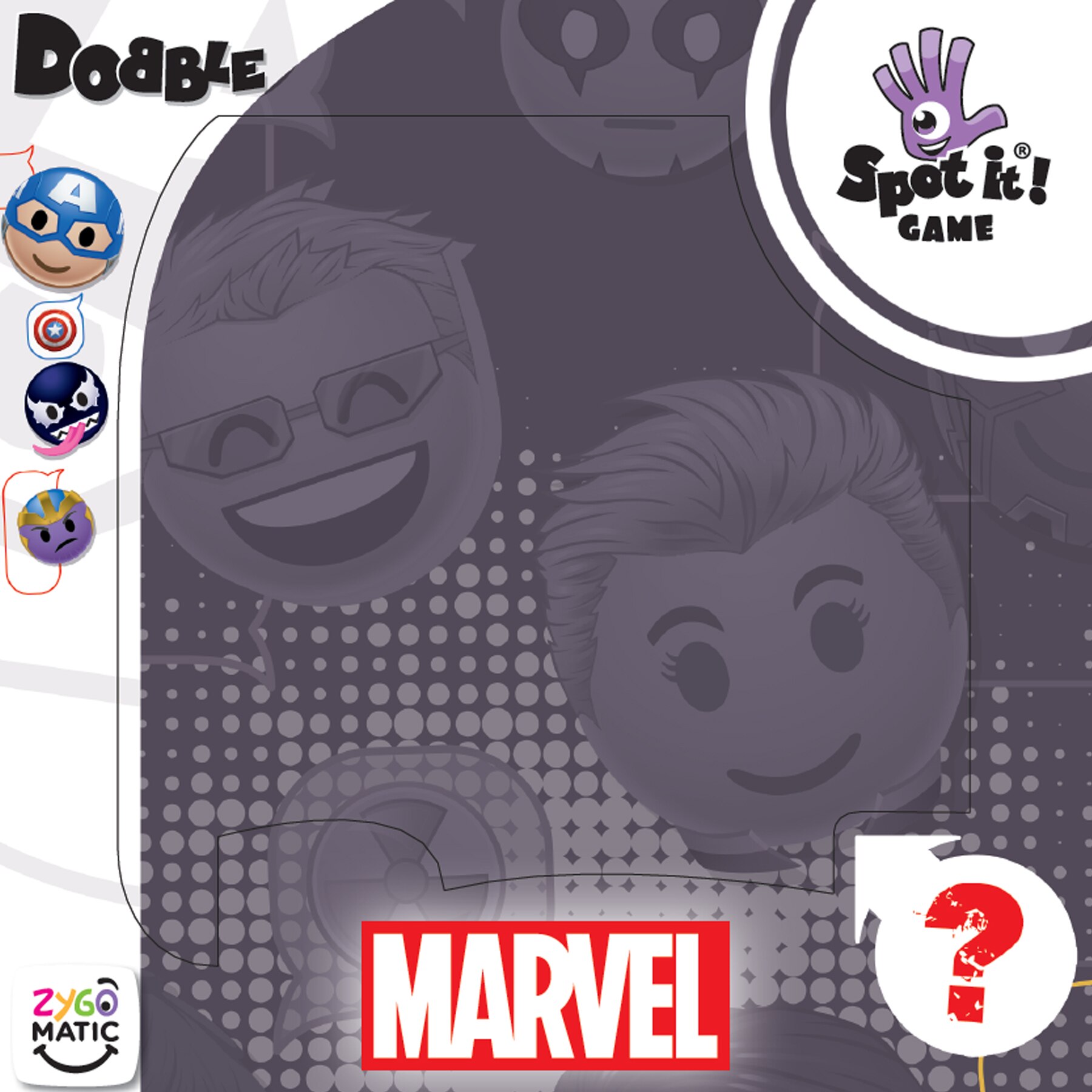 Juego de mesa Dobble Marvel Emoji Zygomatic 5