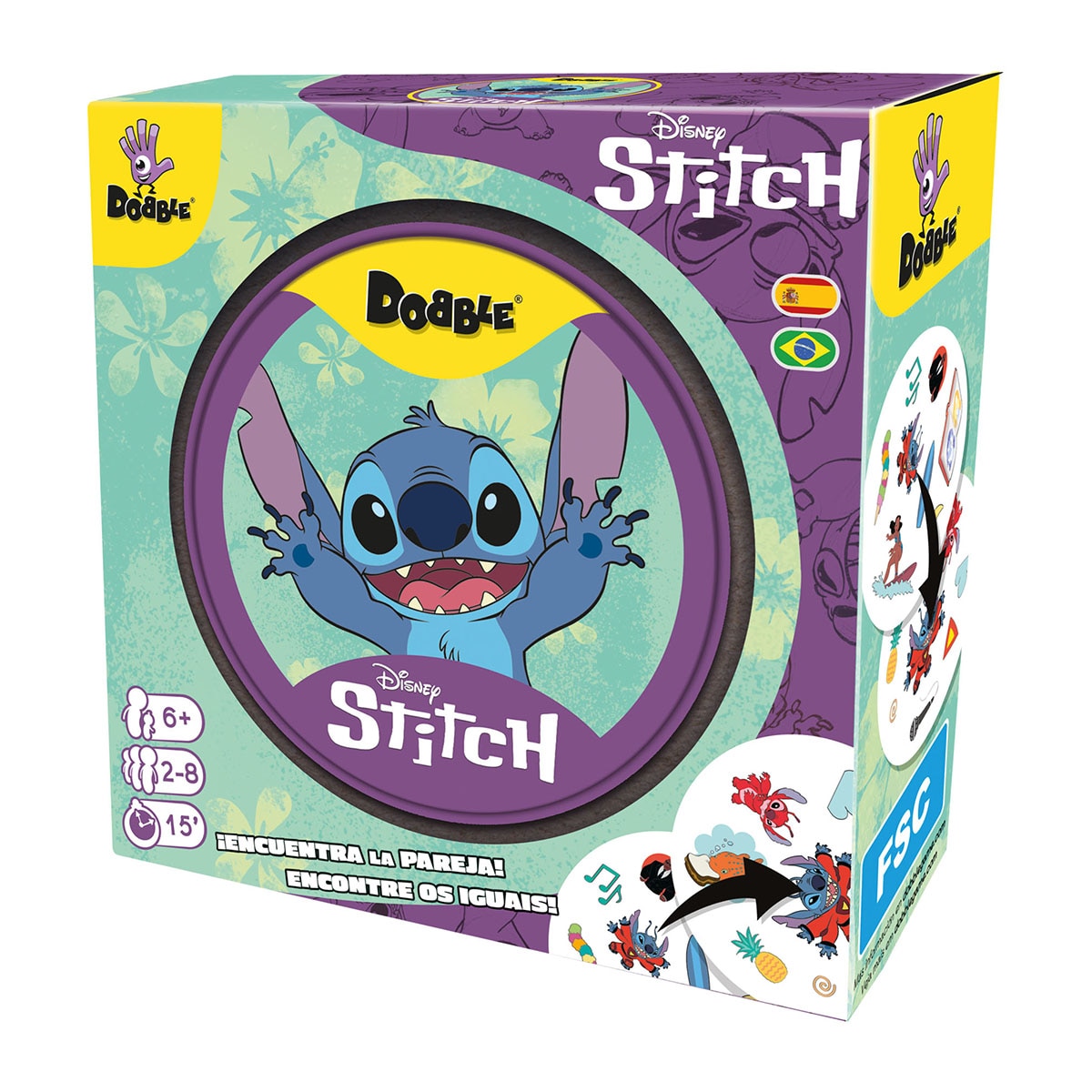 Imagen 0 de Juego de Mesa Dobble Disney Stitch Asmodee