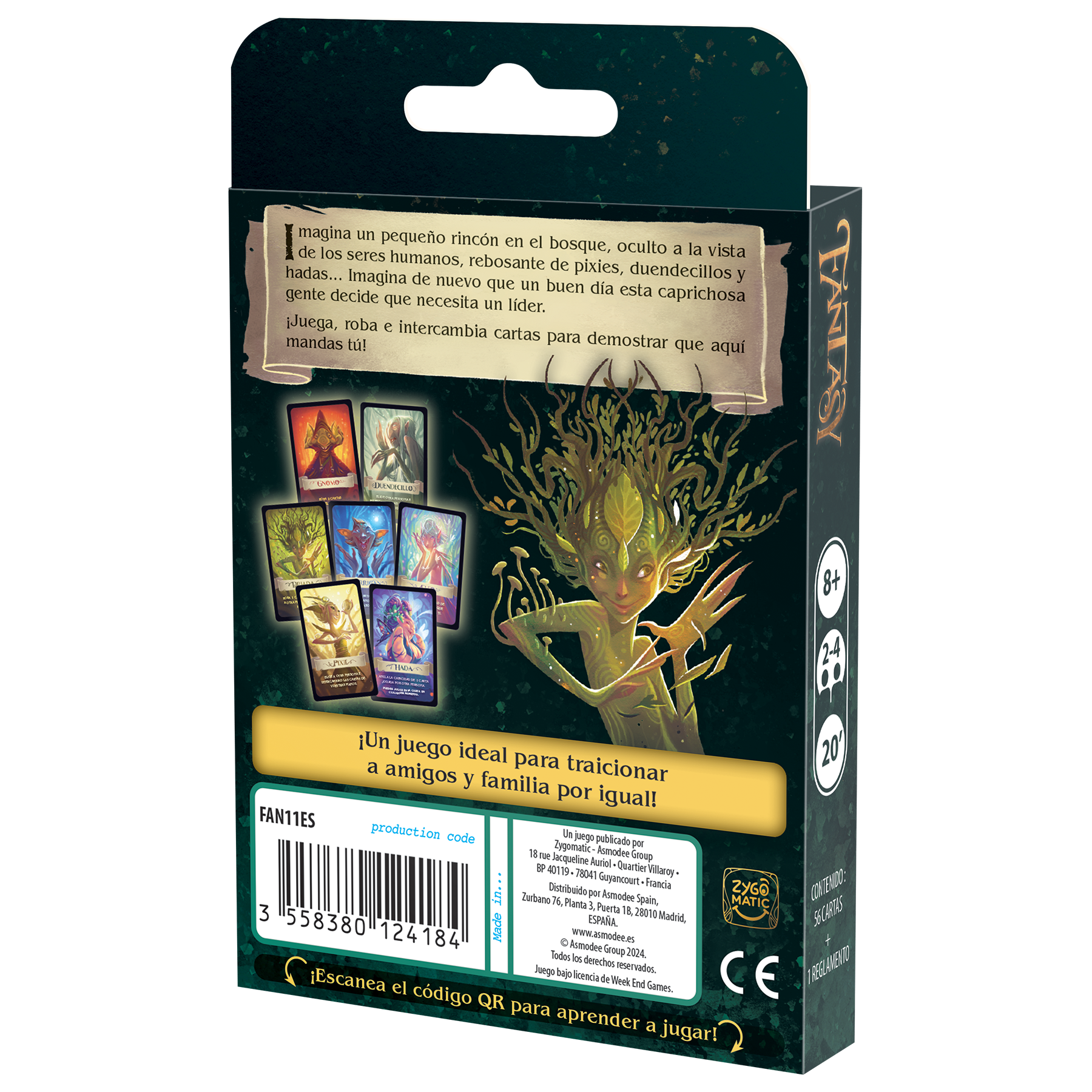 Juego de Mesa Fantasy el juego de cartas Asmodee 5