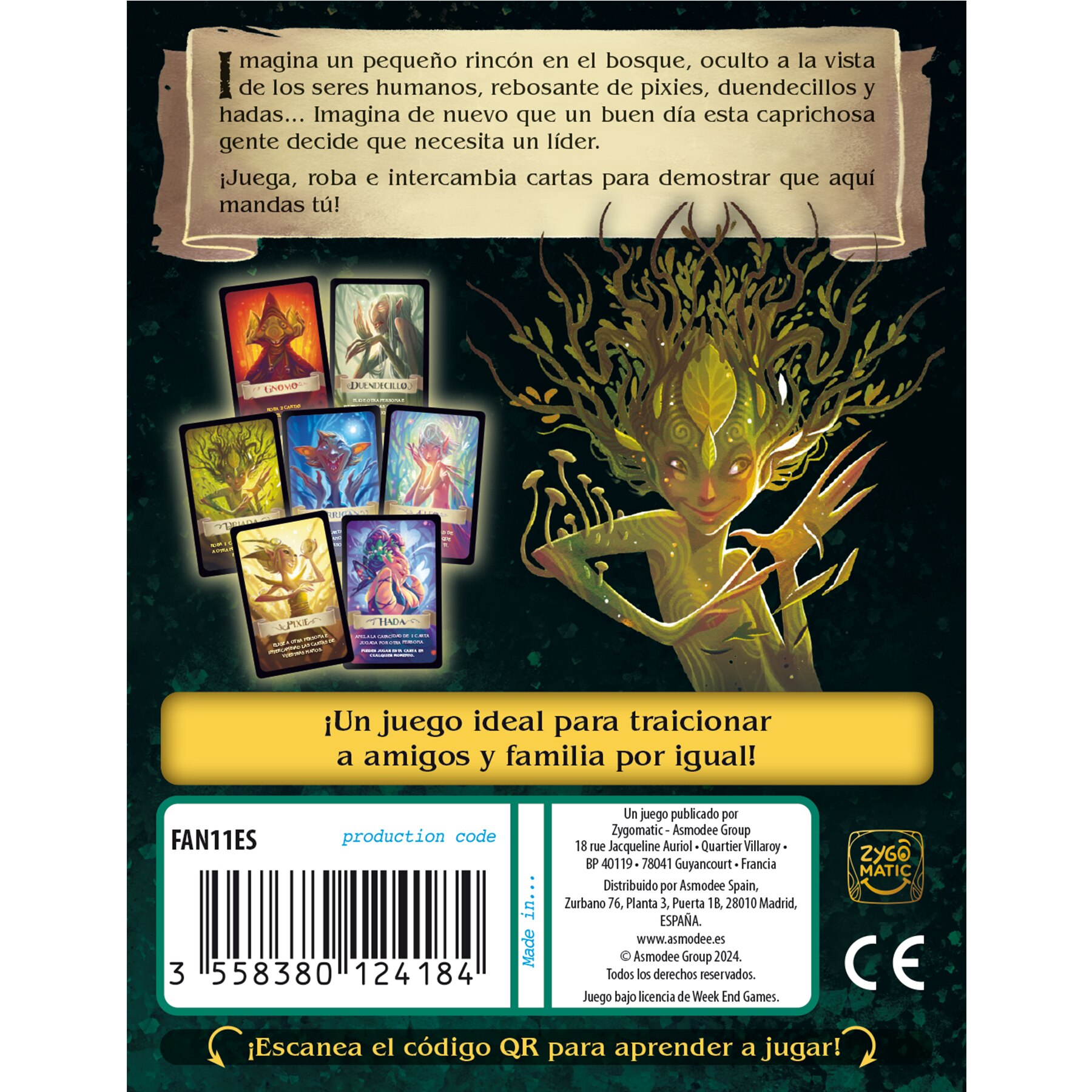 Juego de Mesa Fantasy el juego de cartas Asmodee 6