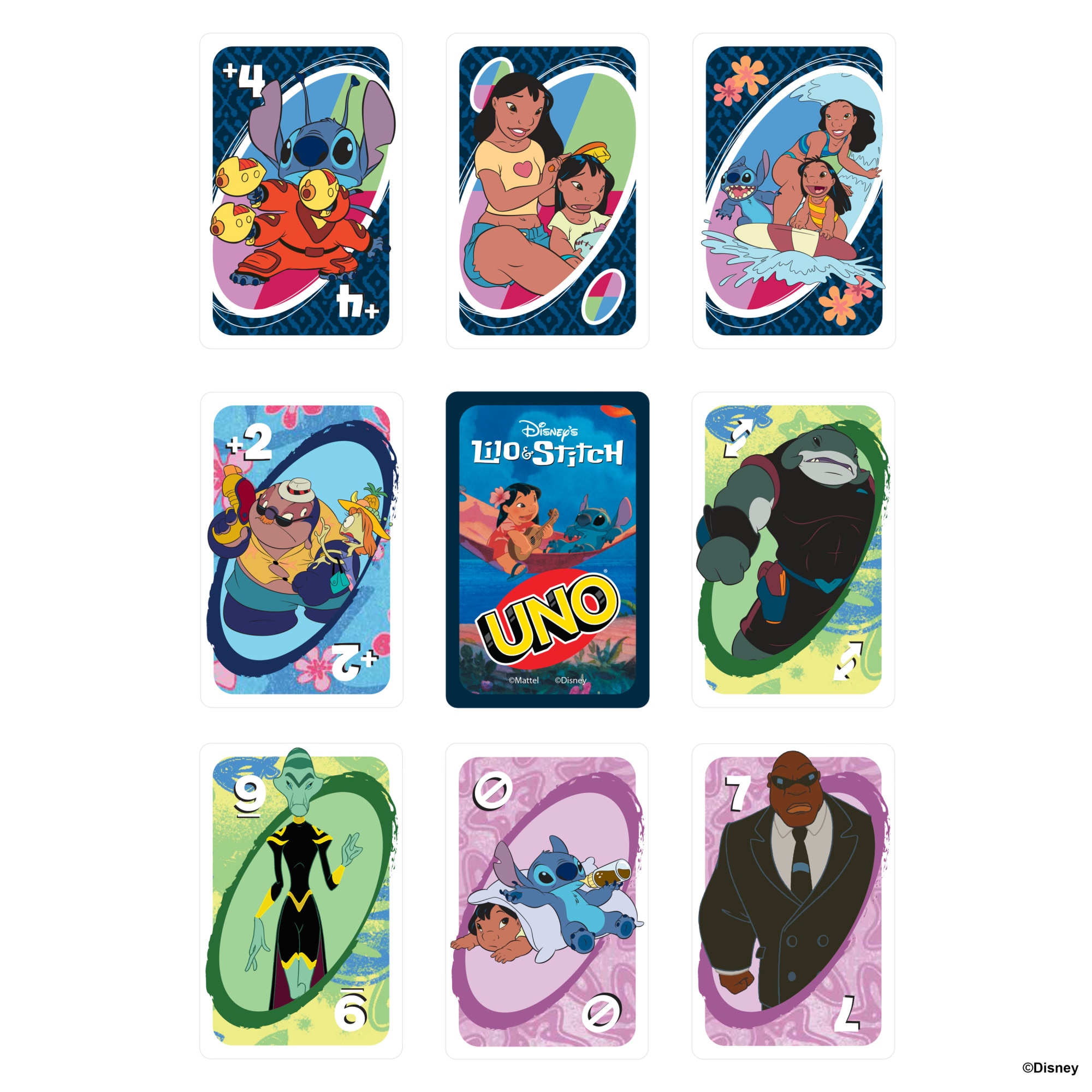 UNO Disney Lilo & Stitch Mattel Games 3