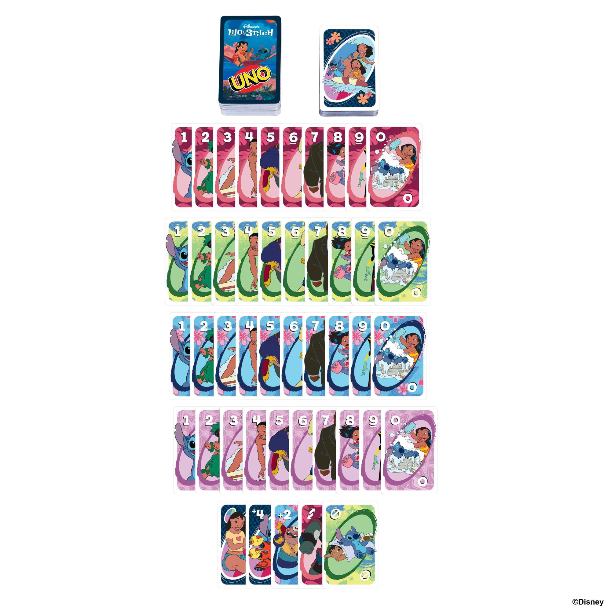 UNO Disney Lilo & Stitch Mattel Games 4