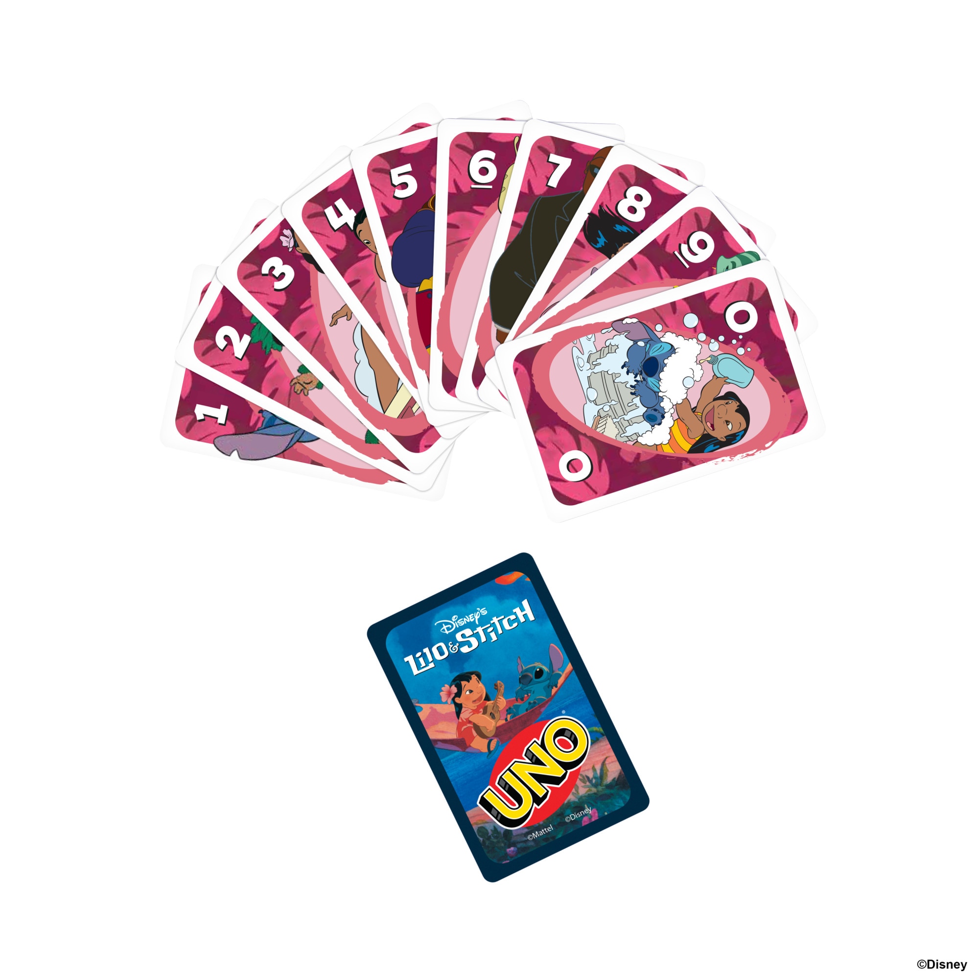UNO Disney Lilo & Stitch Mattel Games 5