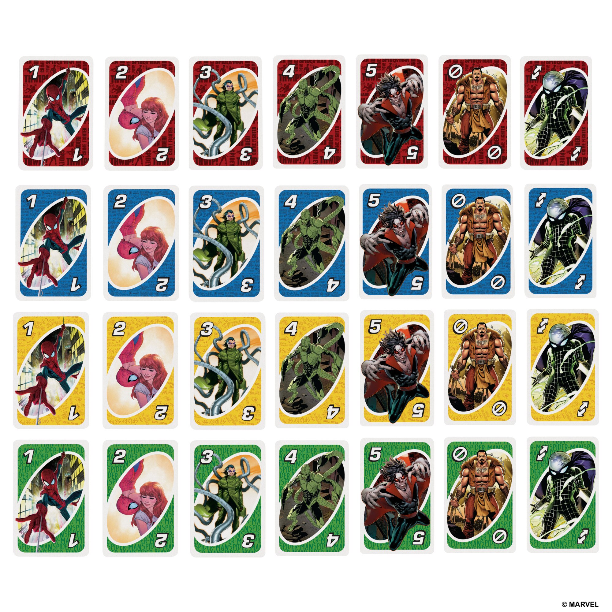 UNO The Amazing Spider-Man Mattel Games 4
