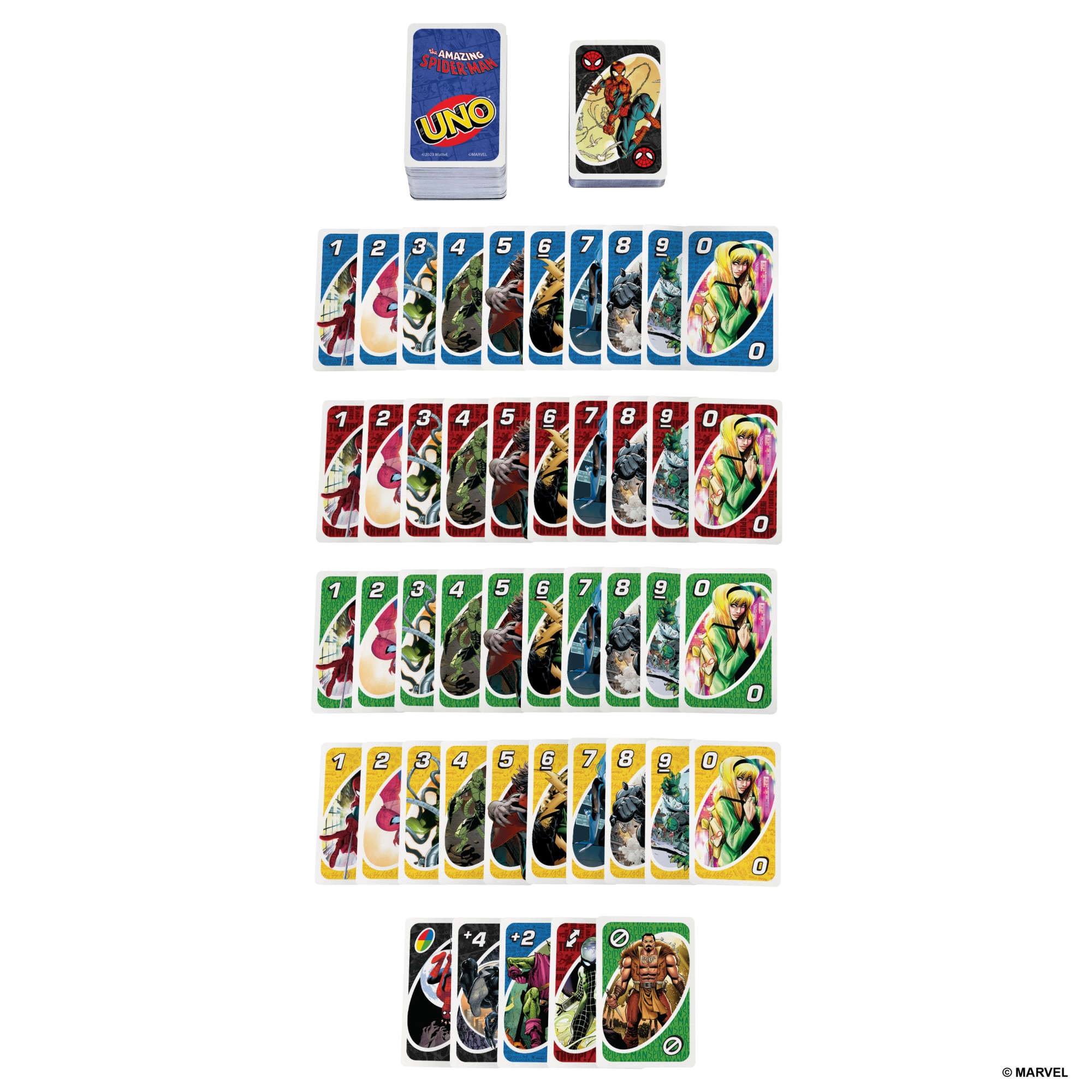 UNO The Amazing Spider-Man Mattel Games 5