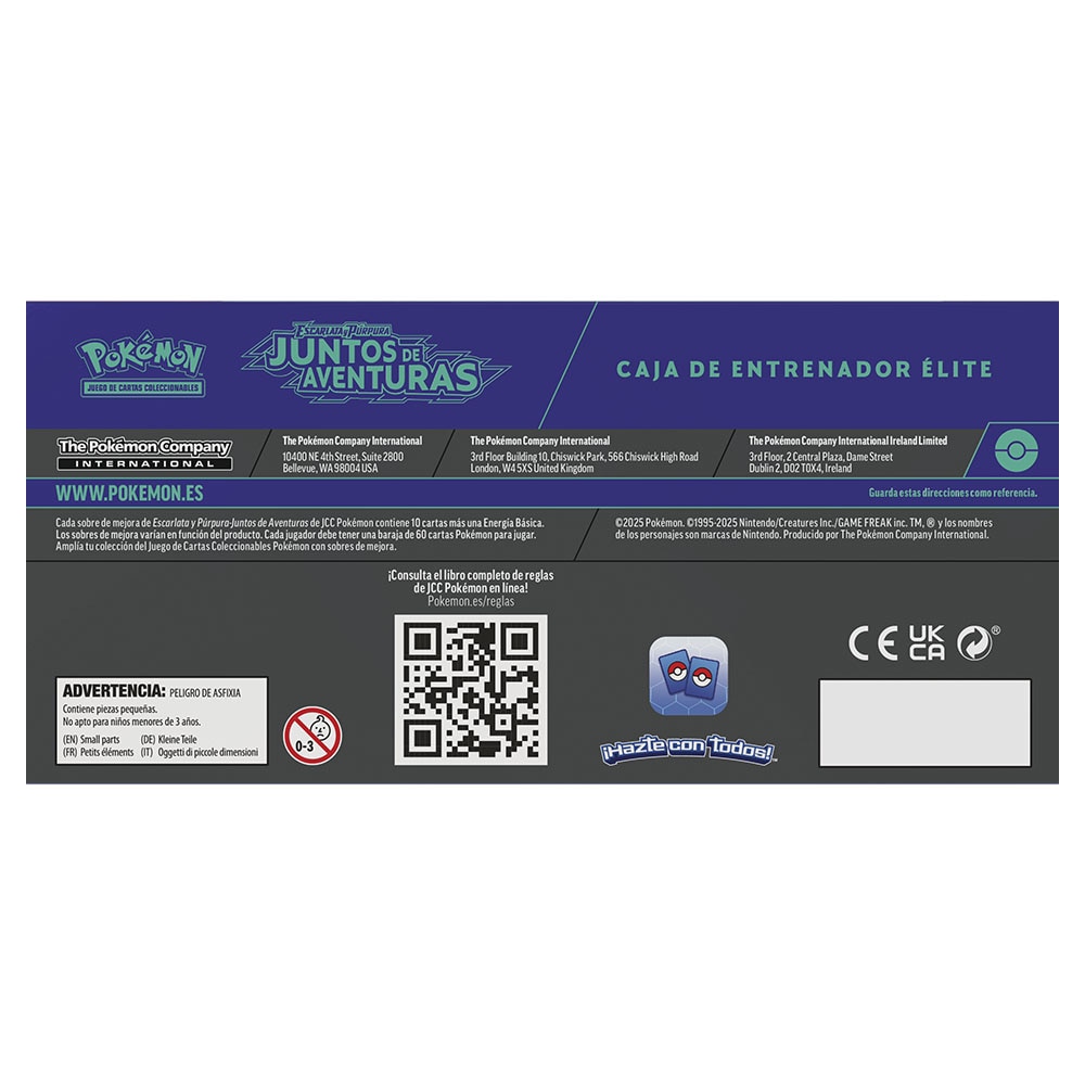 Pokémon Karmesin & Purpura – Caja De Entrenamiento Superior – 9 Sobres + 65 Fundas + Carta Promocional Miraidon