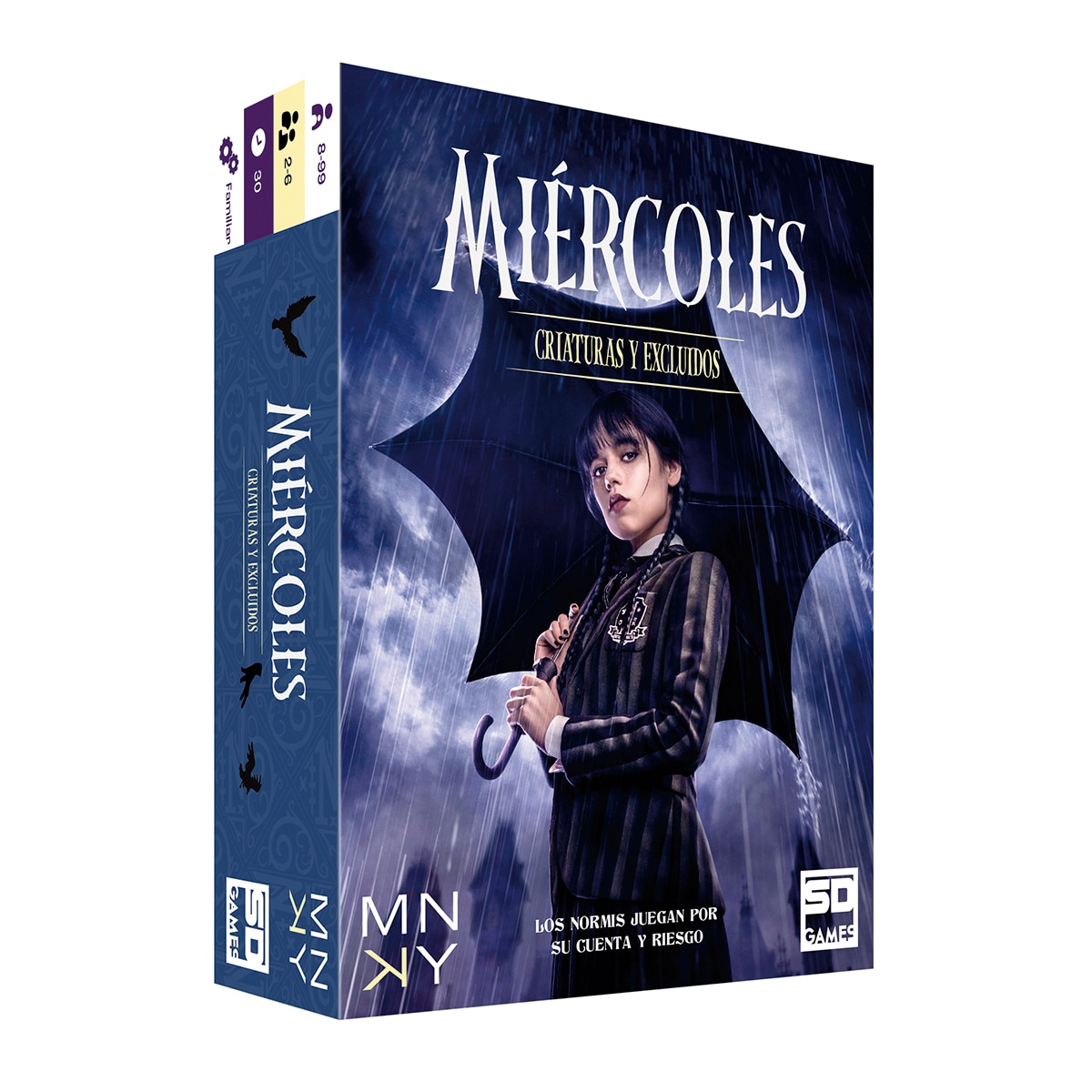 Imagen 0 de Juego de cartas Miércoles: Criaturas Y Excluidos SD Games