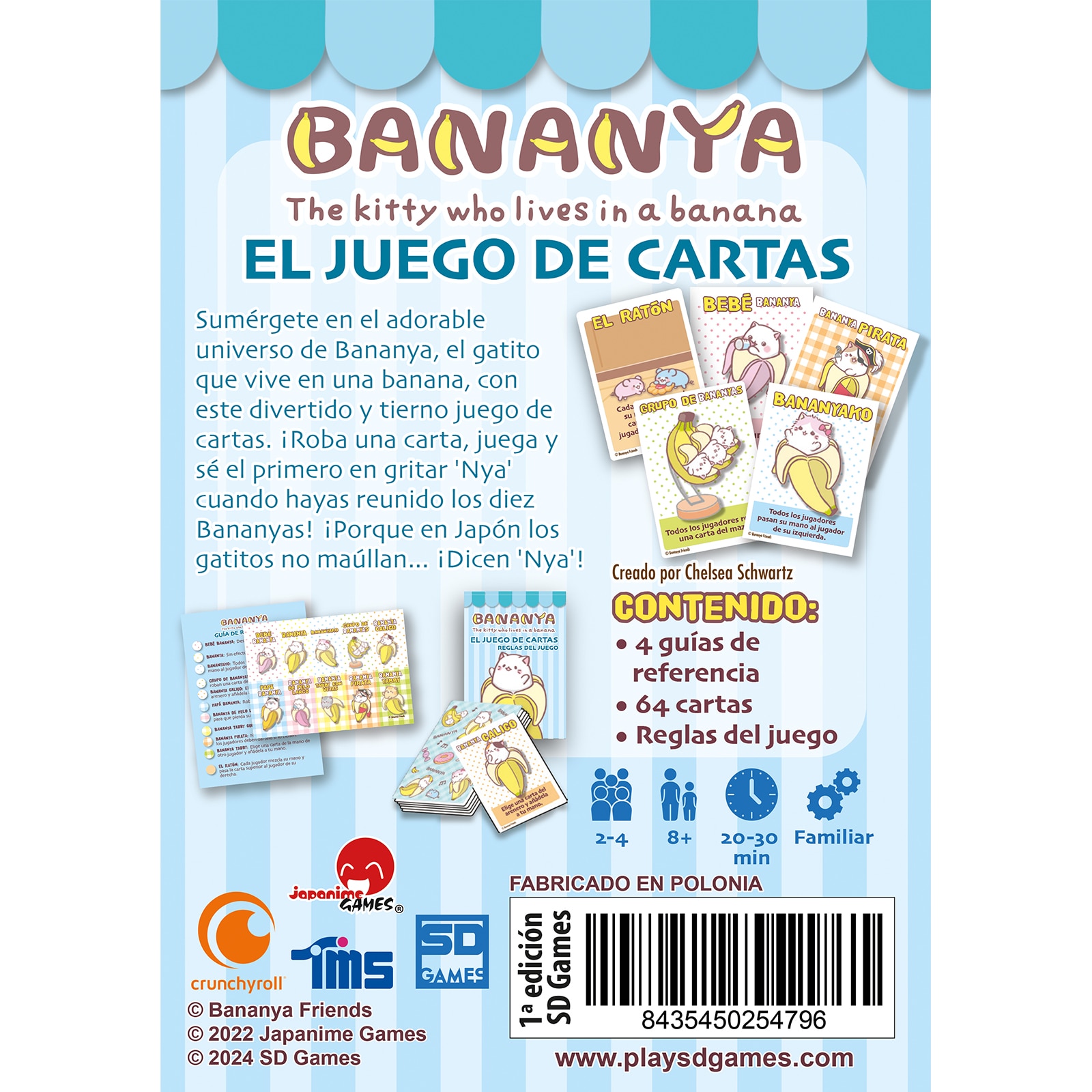 Juego de cartas Bananya SD Games 2