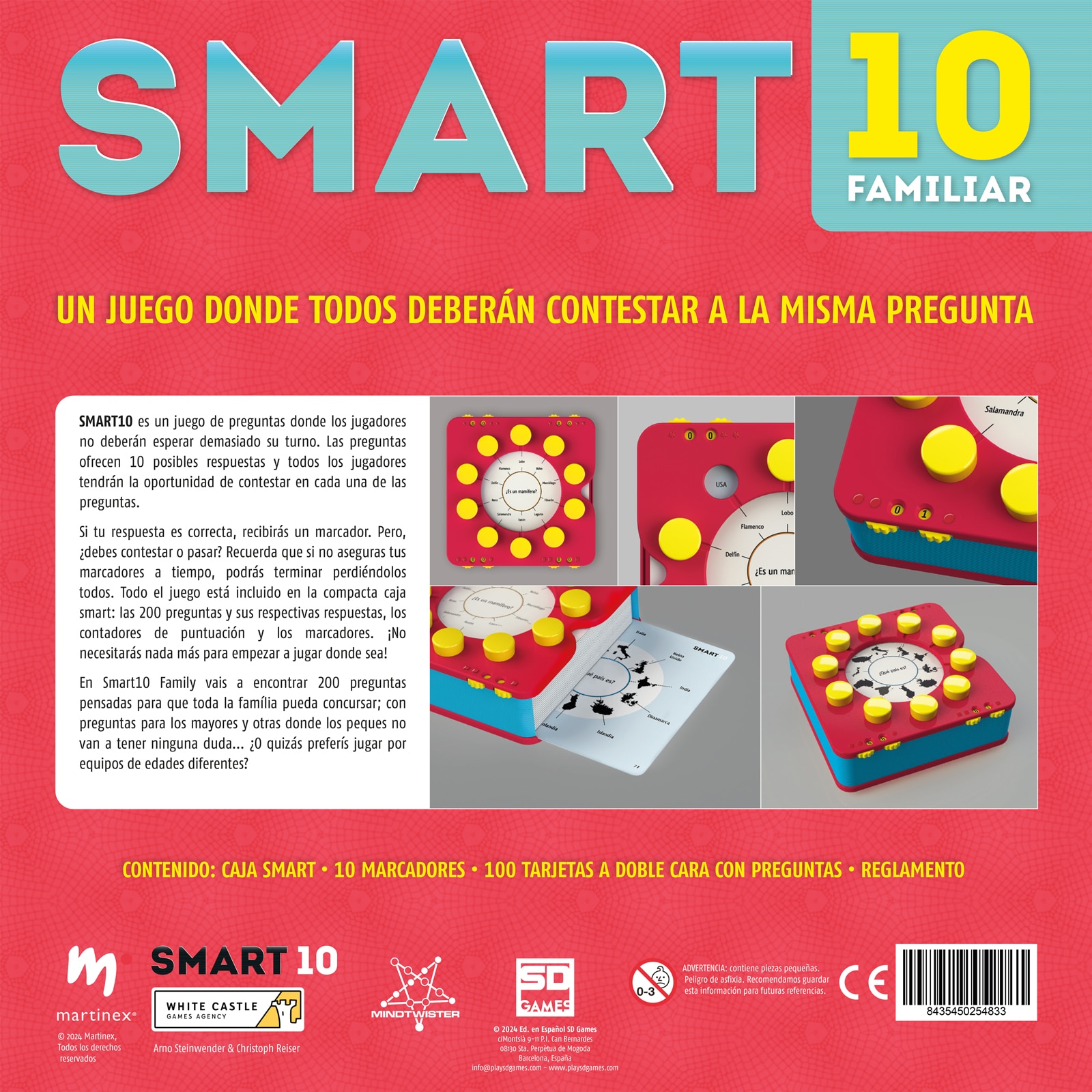 Juego de mesa Smart10 Familar SD Games 2
