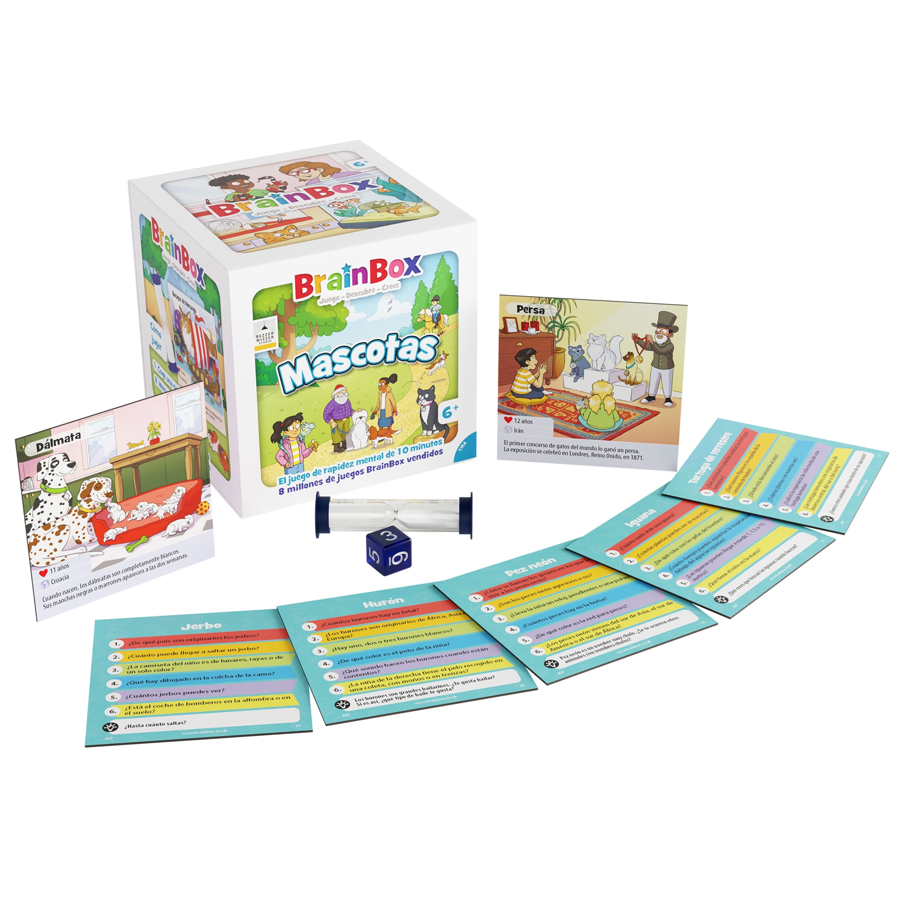Juego de mesa BrainBox Mascotas Asmodee 2