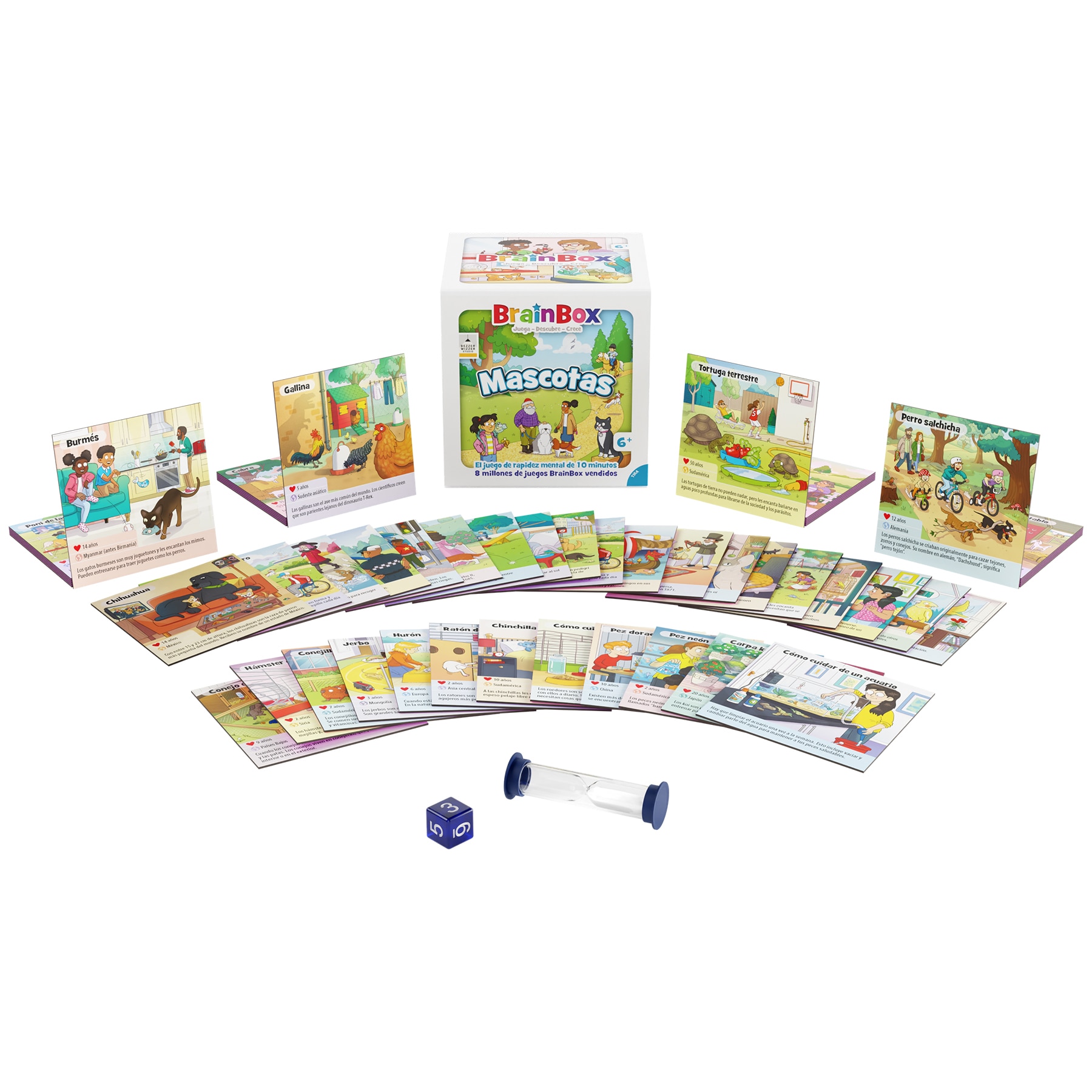 Juego de mesa BrainBox Mascotas Asmodee 3