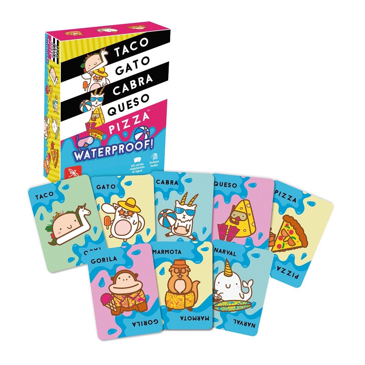 Imagen 0 de Juego de cartas Taco Waterproof  Ludilo