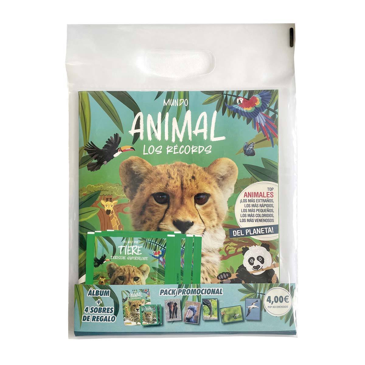 Imagen 0 de Album + Sobres Animales - Los Récords Panini