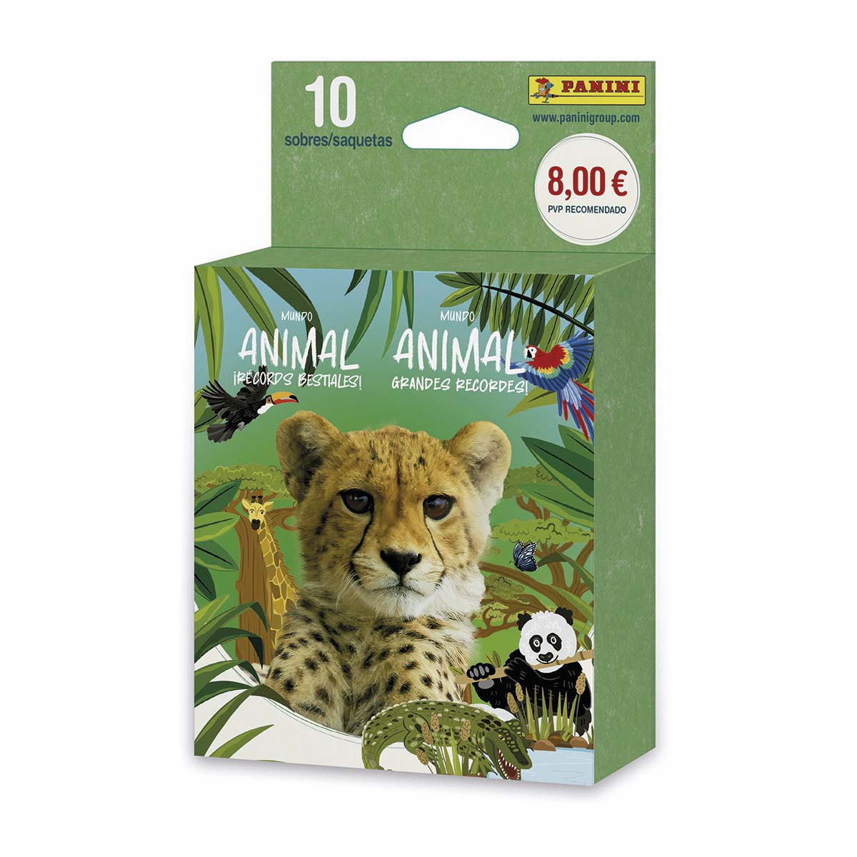 Imagen 0 de Ecoblister 10 sobres Animales - Los Récords Panini