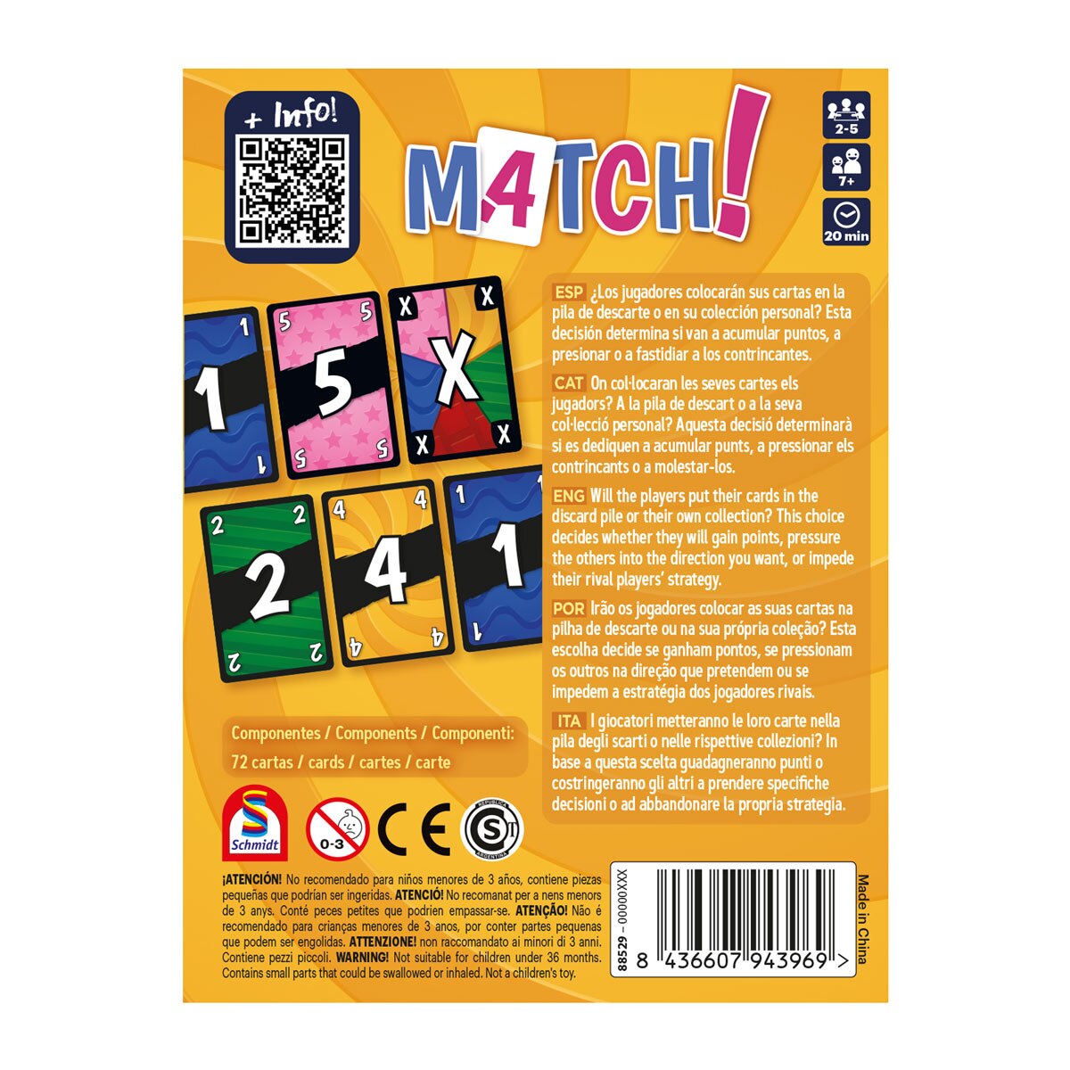Juego de cartas Pocket Match! Devir 3