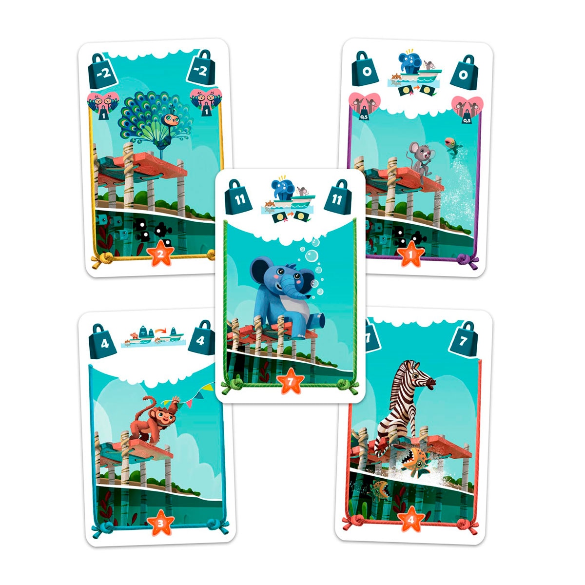 Juego de cartas Pocket All aboard Devir 2