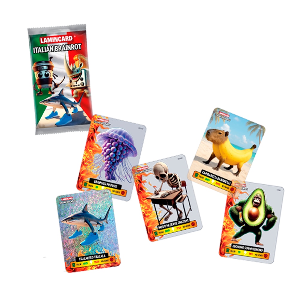 Cartas Premium Italian Brainrot Bizak modelos surtidos 2