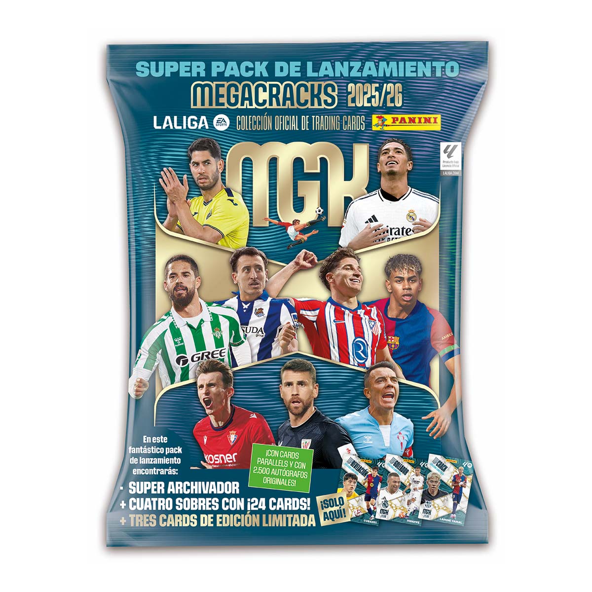 Imagen 0 de Megapack Megacraks La Liga 2025-2026 Panini