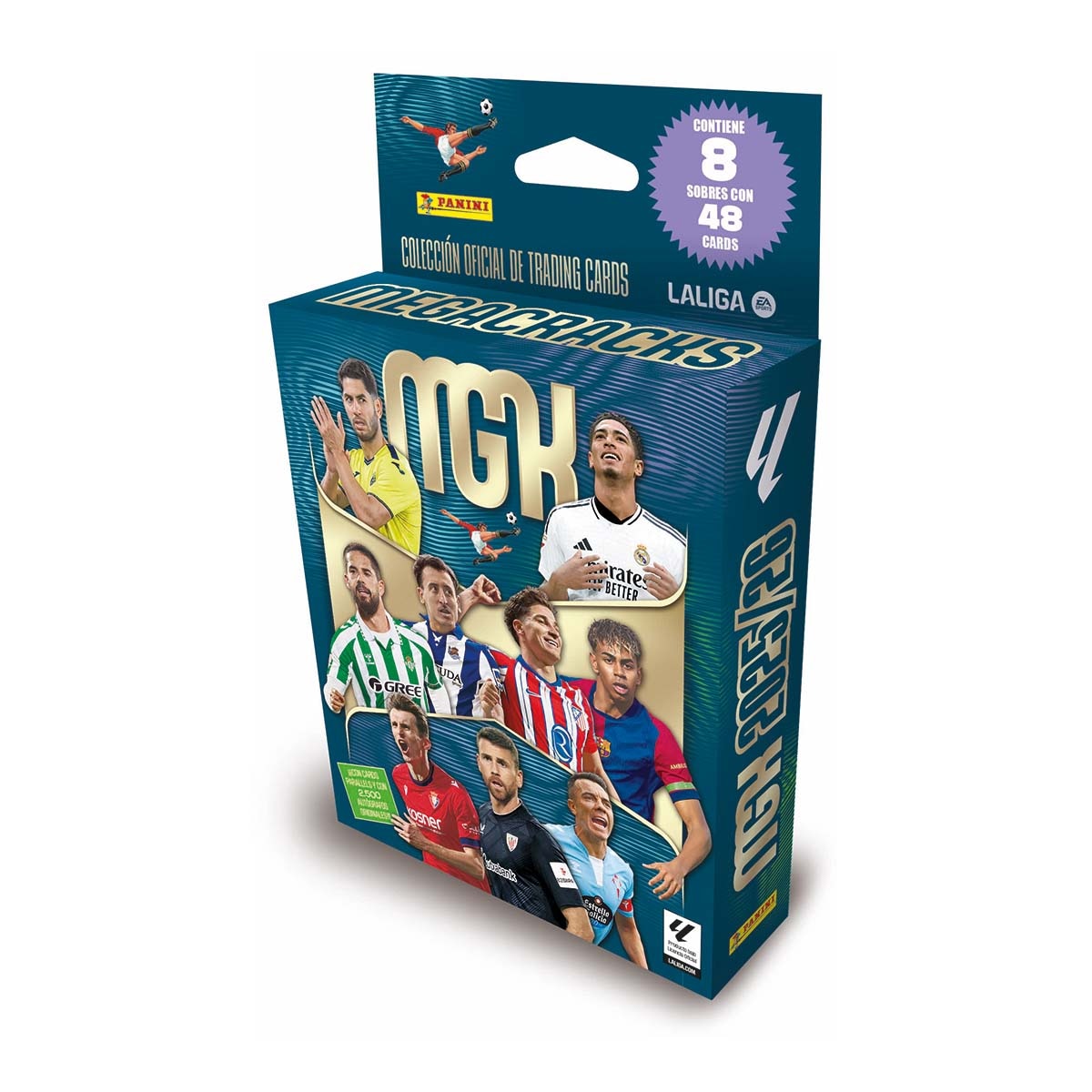 Imagen 0 de Ecoblister de 8 sobres Megacracks La Liga 2025-2026 modelos surtidos