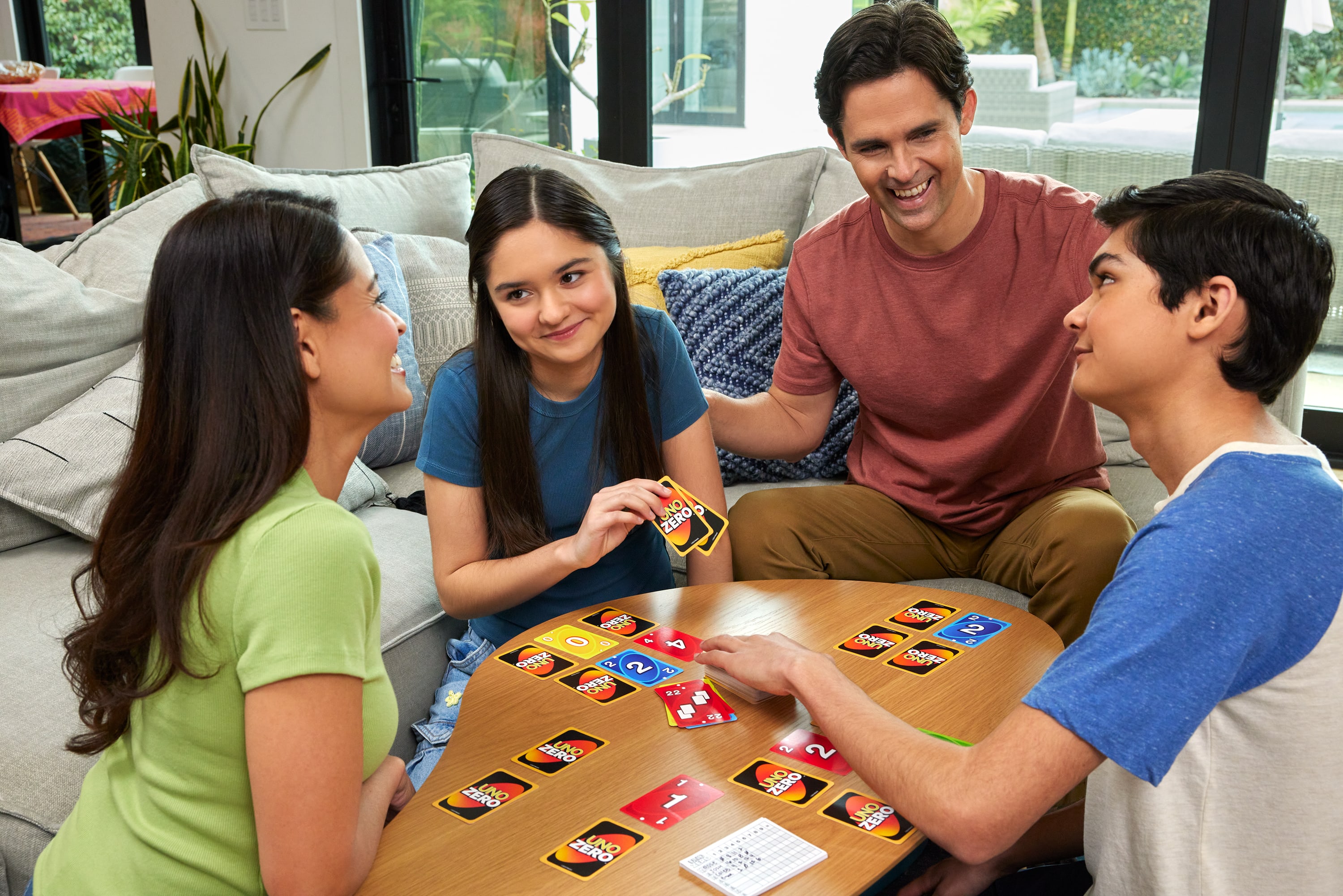 Juego de cartas Zero UNO Mattel Games 3