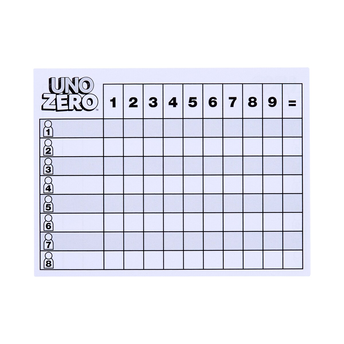 Juego de cartas Zero UNO Mattel Games 5