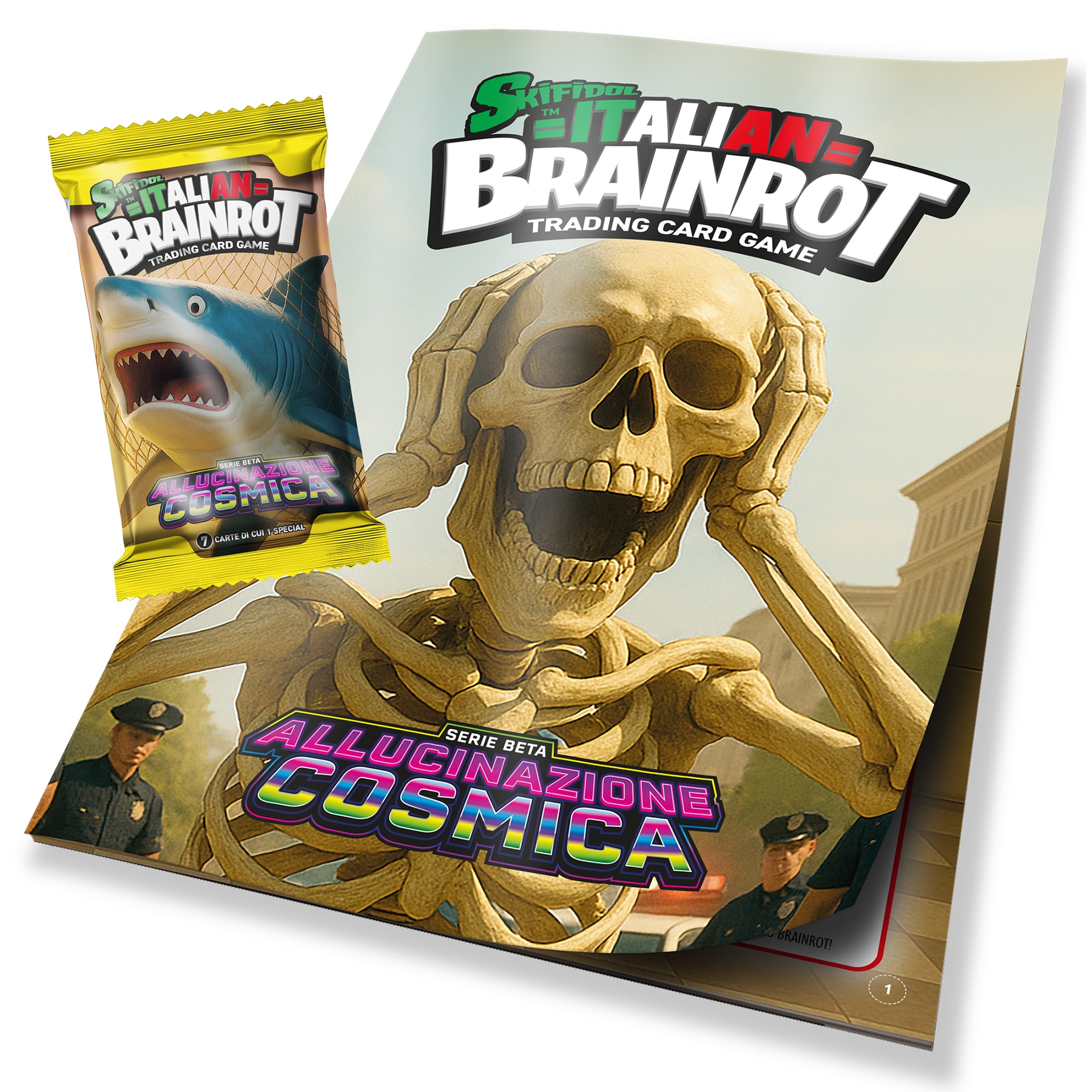 Imagen 0 de Juego de Mesa Italian Brainrot Trading Card Game Album + Sobre Asmodee modelos surtidos