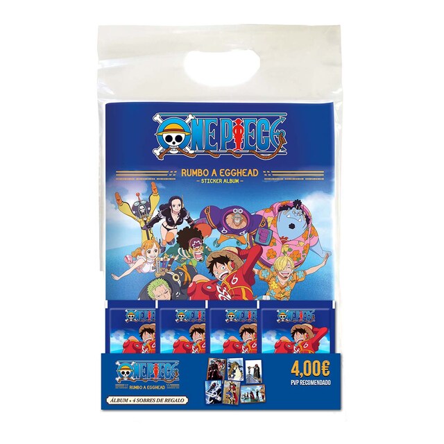 Imagen 0 de Álbum con 4 sobres Starter Pack One Piece Panini modelos surtidos