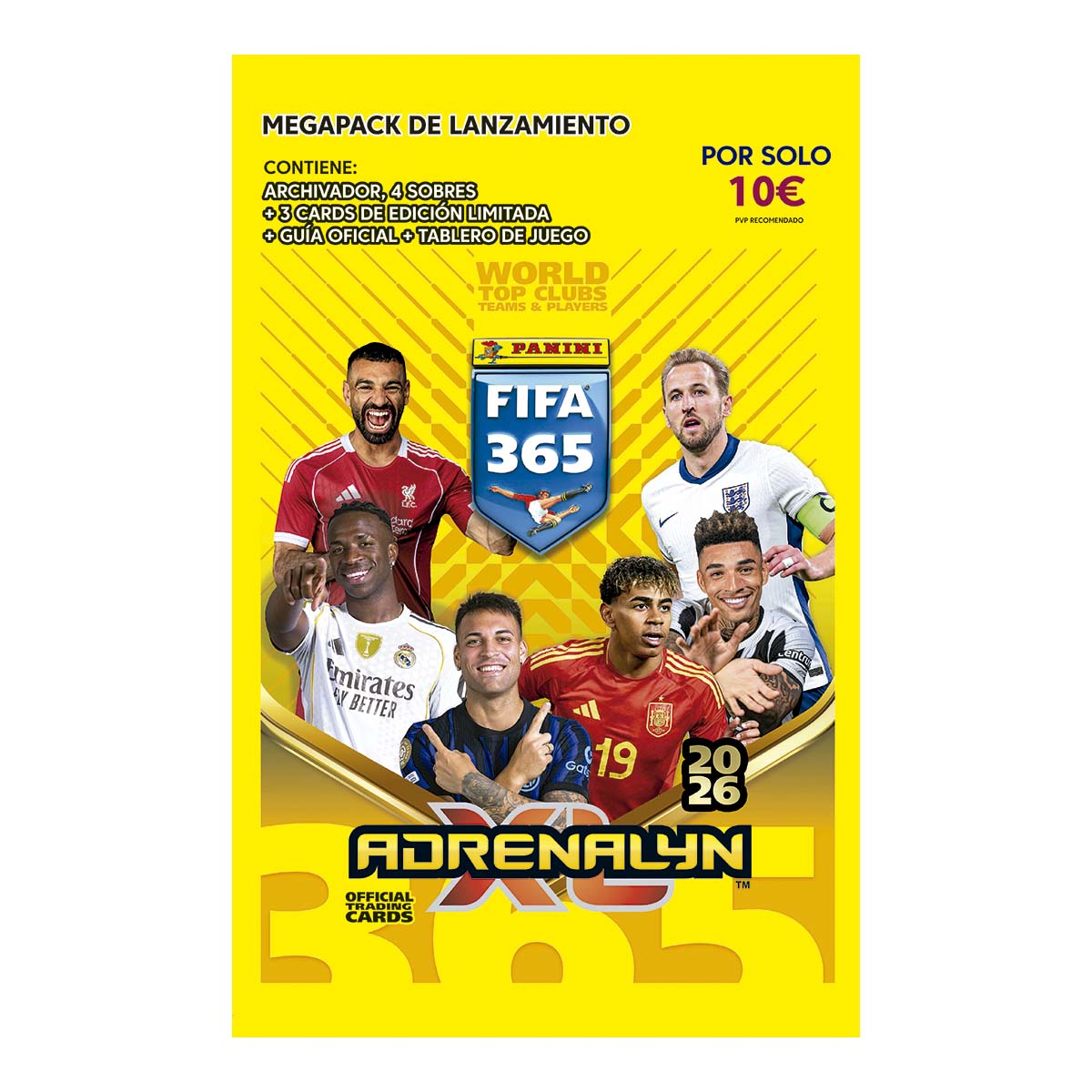 Imagen 0 de Megapack Fifa 365 Adrenalyn 2026 Panini modelos surtidos