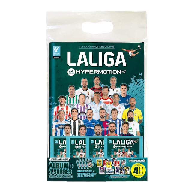 Imagen 0 de Álbum y 4 Sobres Liga Hypermotion 2025-26 Panini