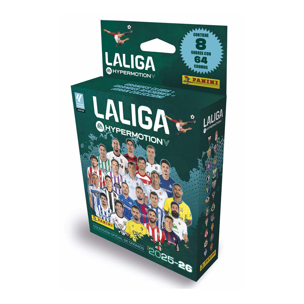 Imagen 0 de Ecoblister 8 Sobres Cromos Liga Hypermotion 2025-26 Panini