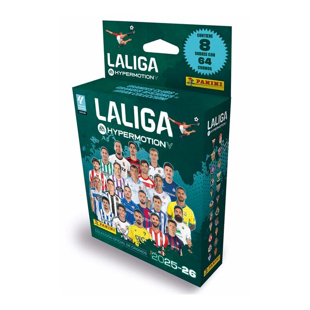 Imagen 0 de Ecoblister 8 Sobres Cromos Liga Hypermotion 2025-26 Panini