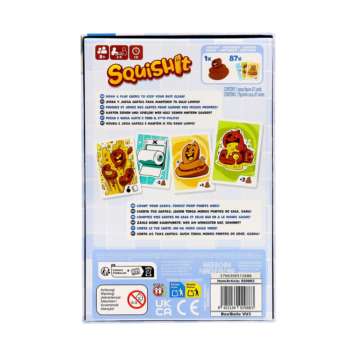 Juego de Cartas Squishit Play Fun Imc Toys 10