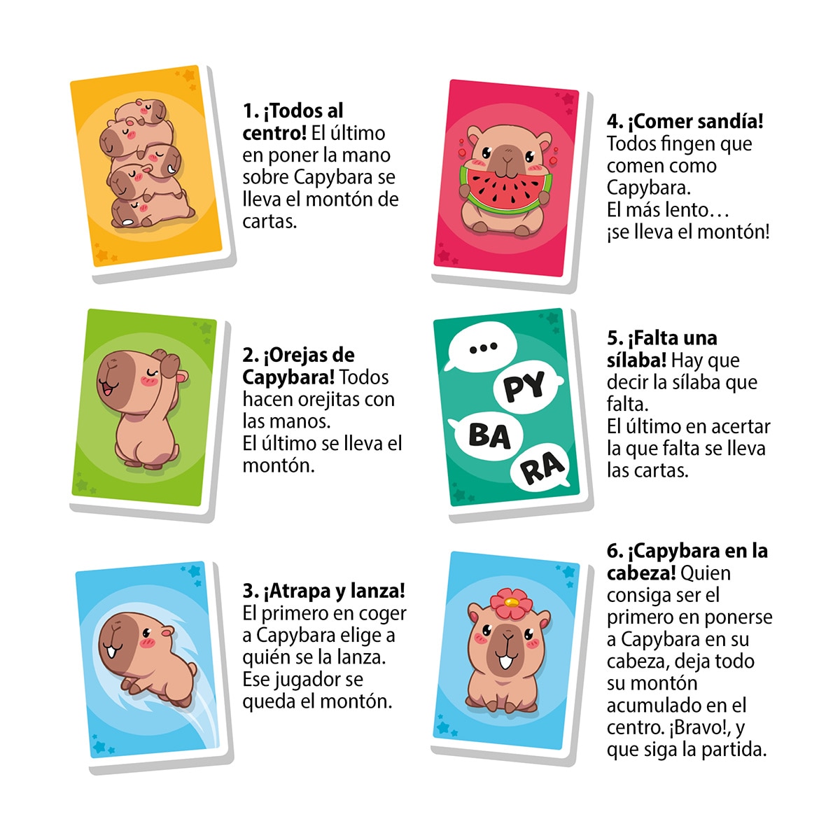 Juego de Cartas Capybara Play Fun Imc Toys 4